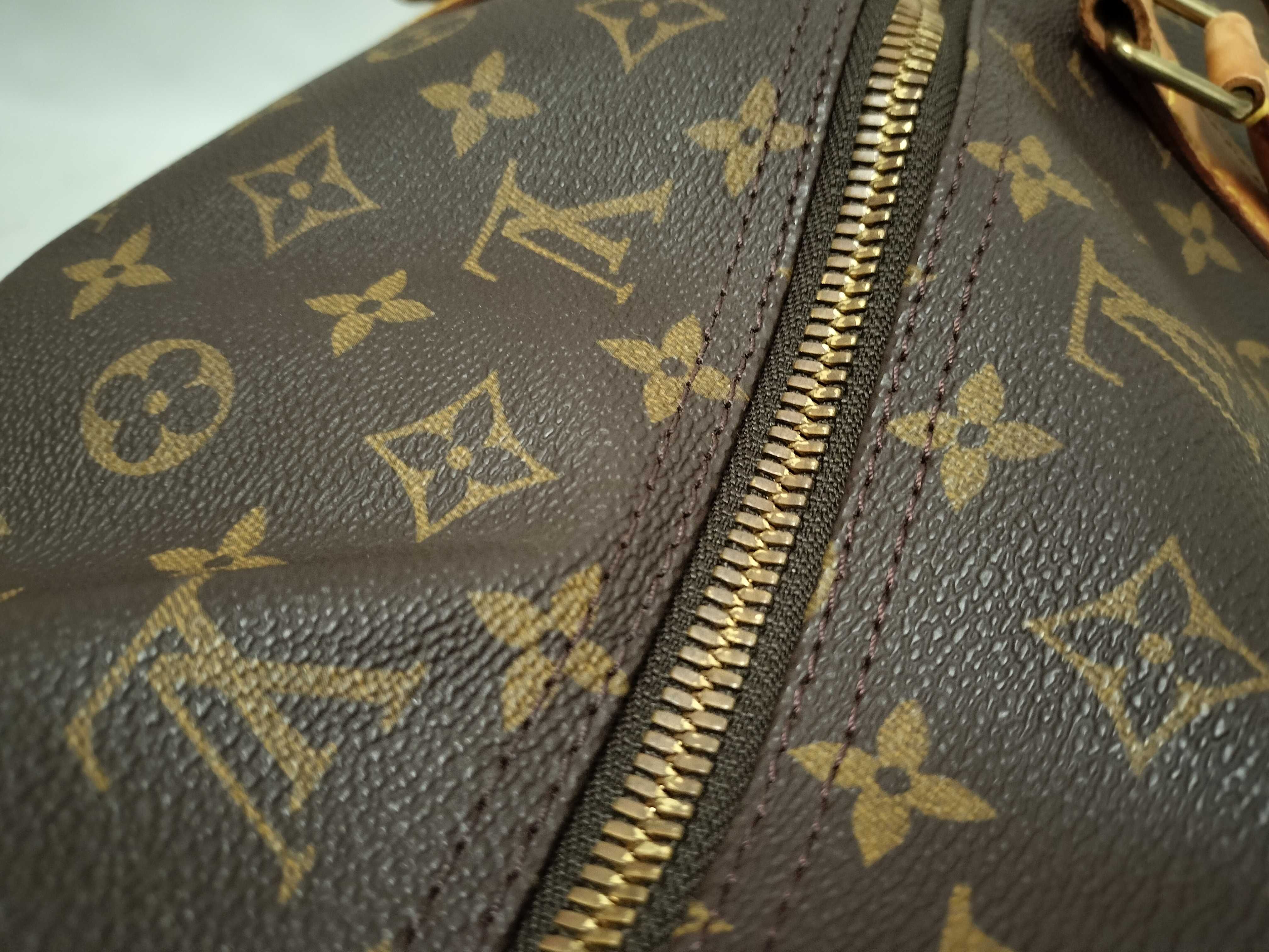 Monogram Louis Vuitton Keepall Boston Bag — view 6