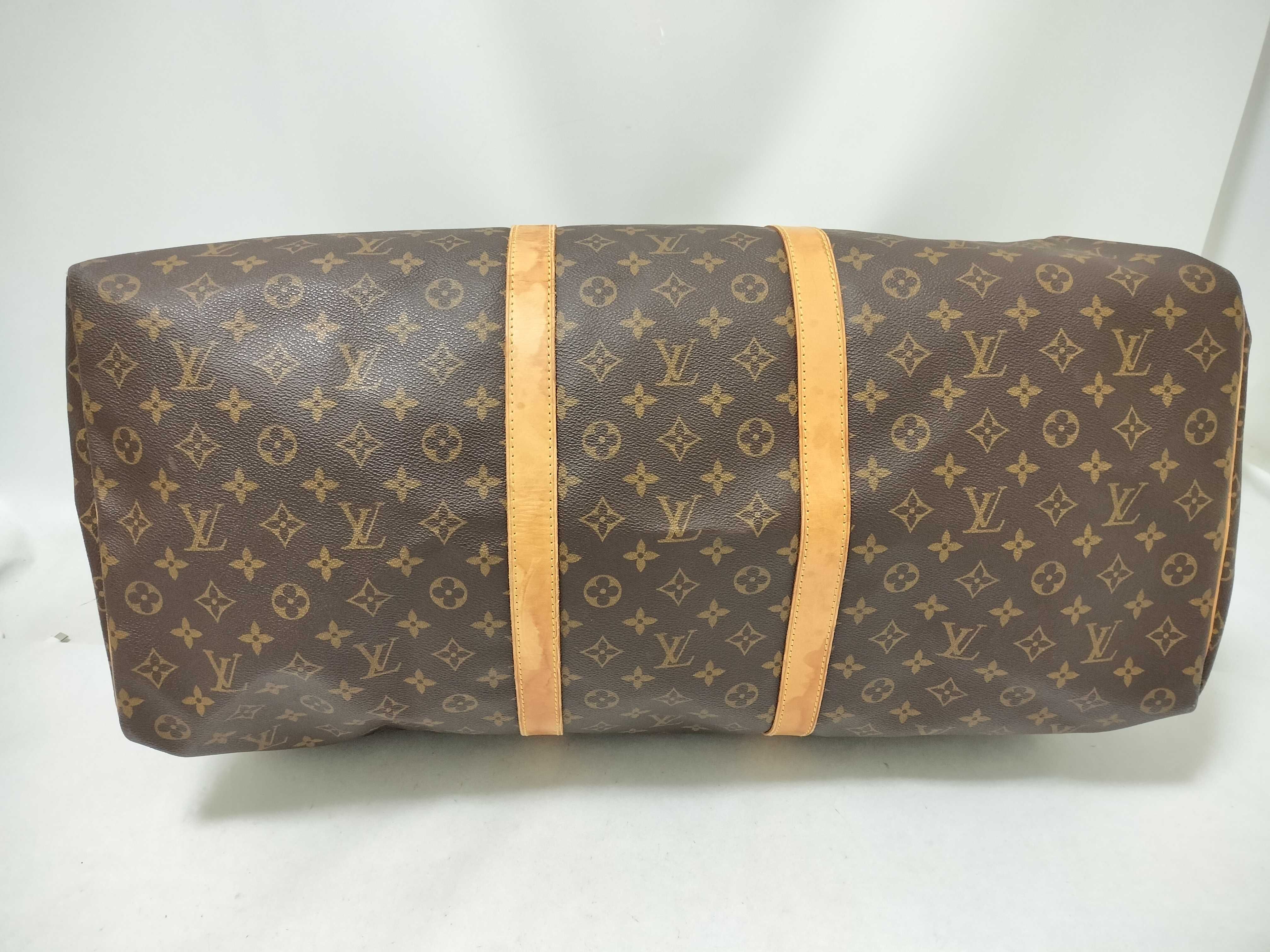 Monogram Louis Vuitton Keepall Boston Bag — view 8