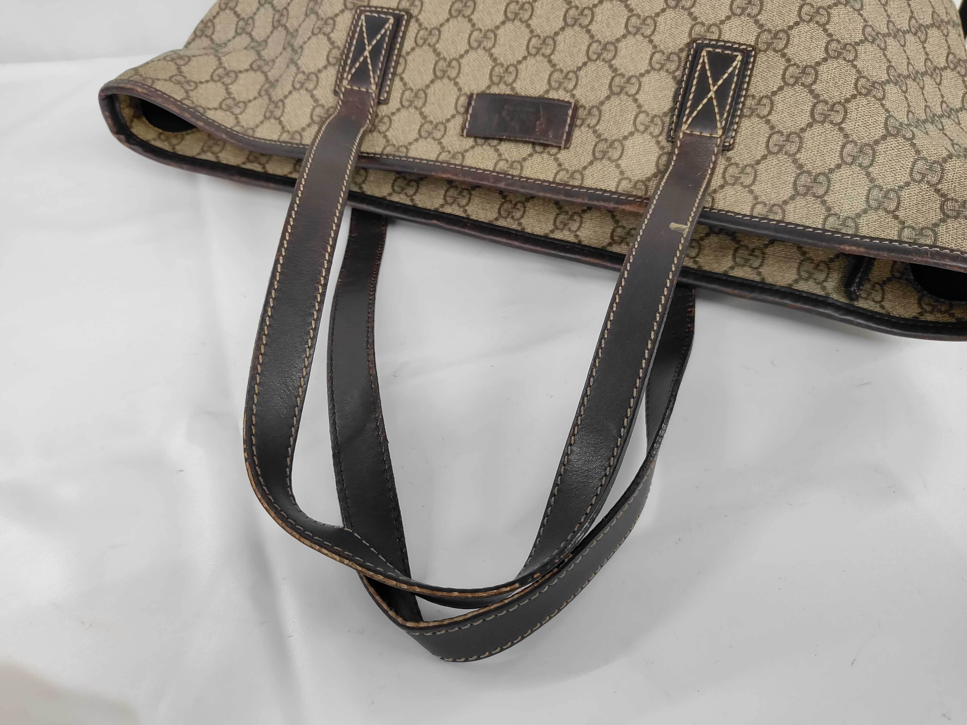 GG Supreme PVC Shopper Shoulder Bag Tote Bag — view 3