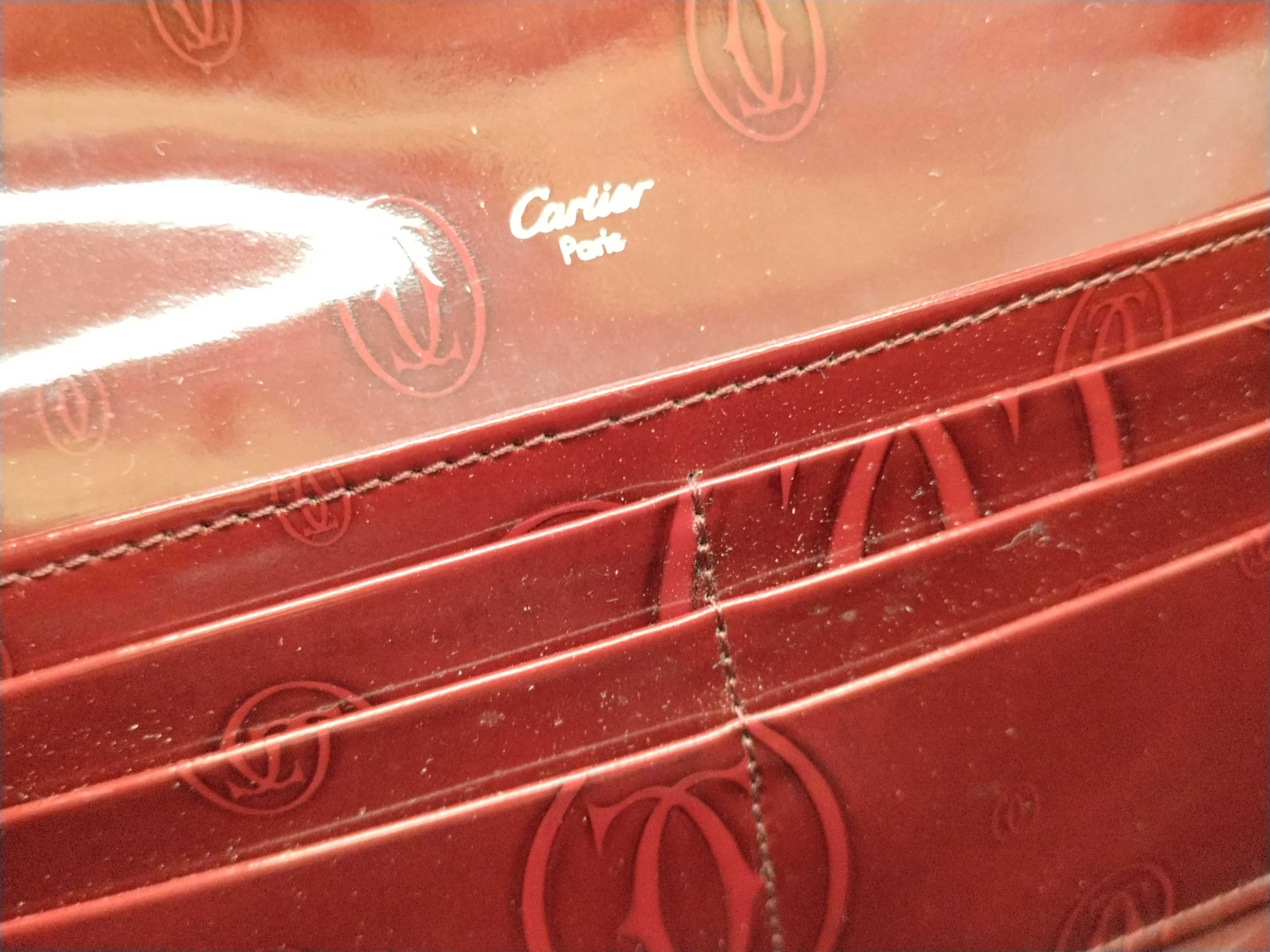 patent leather long wallet — view 12