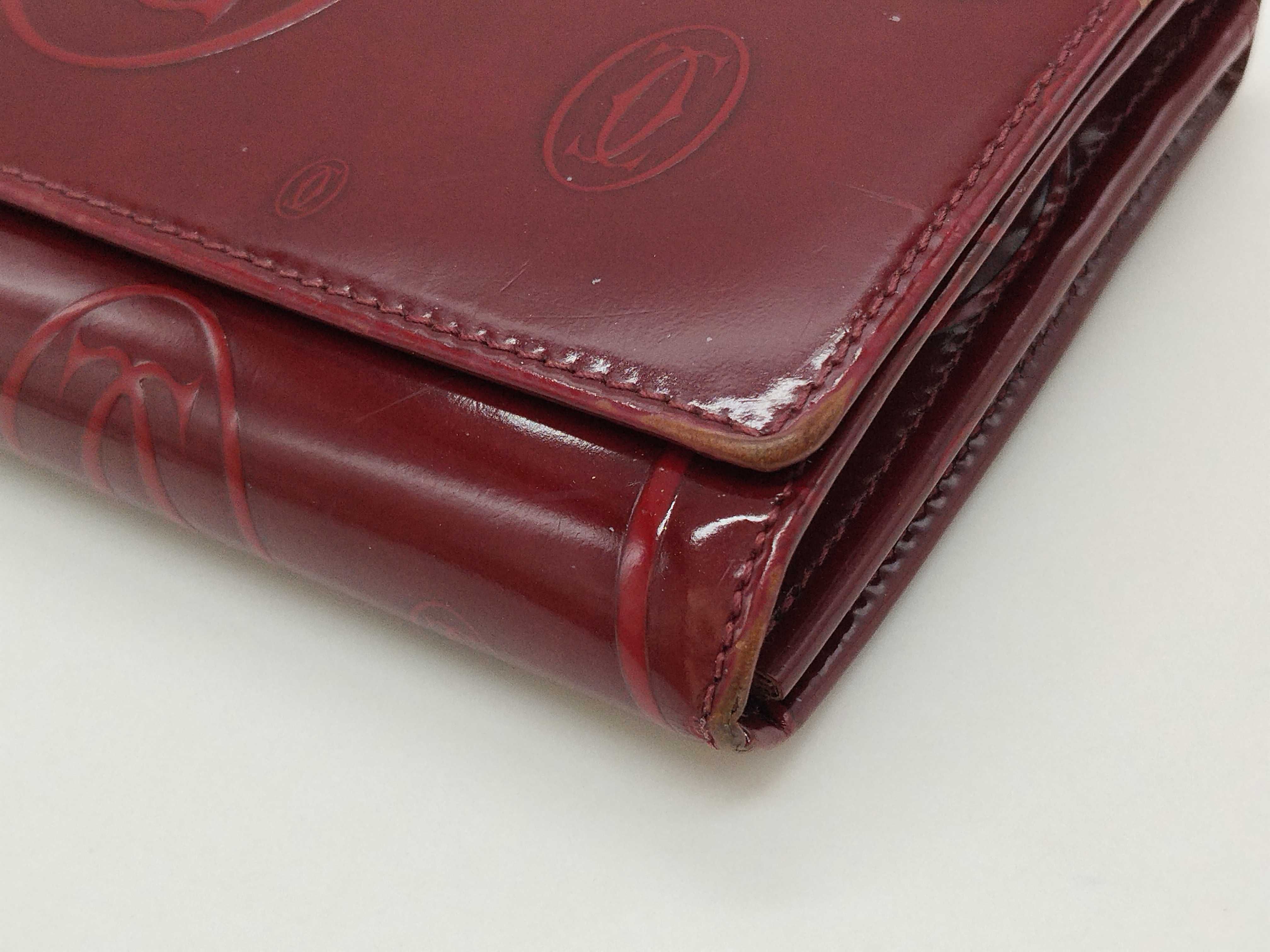 patent leather long wallet — view 4