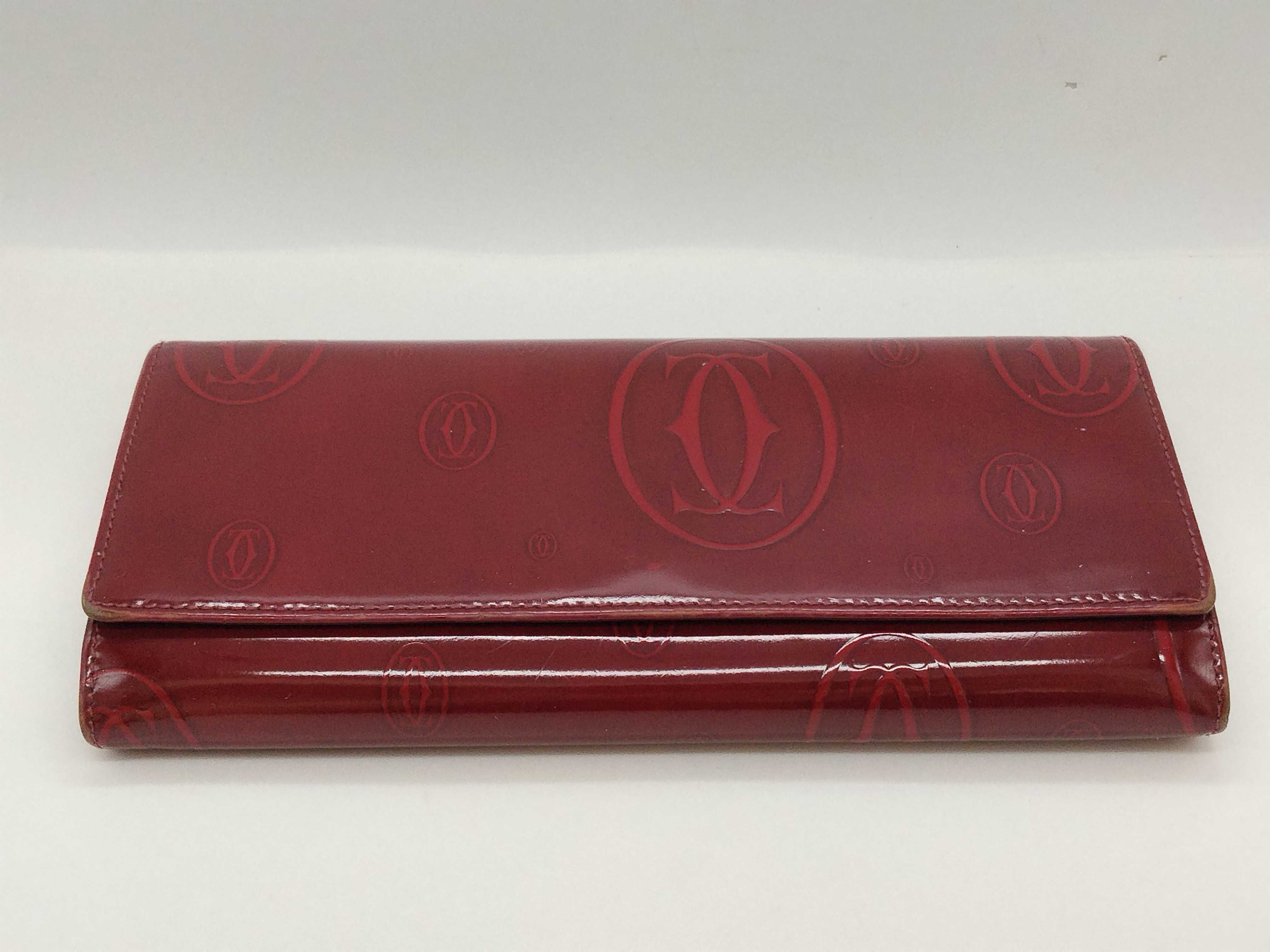 patent leather long wallet — view 5