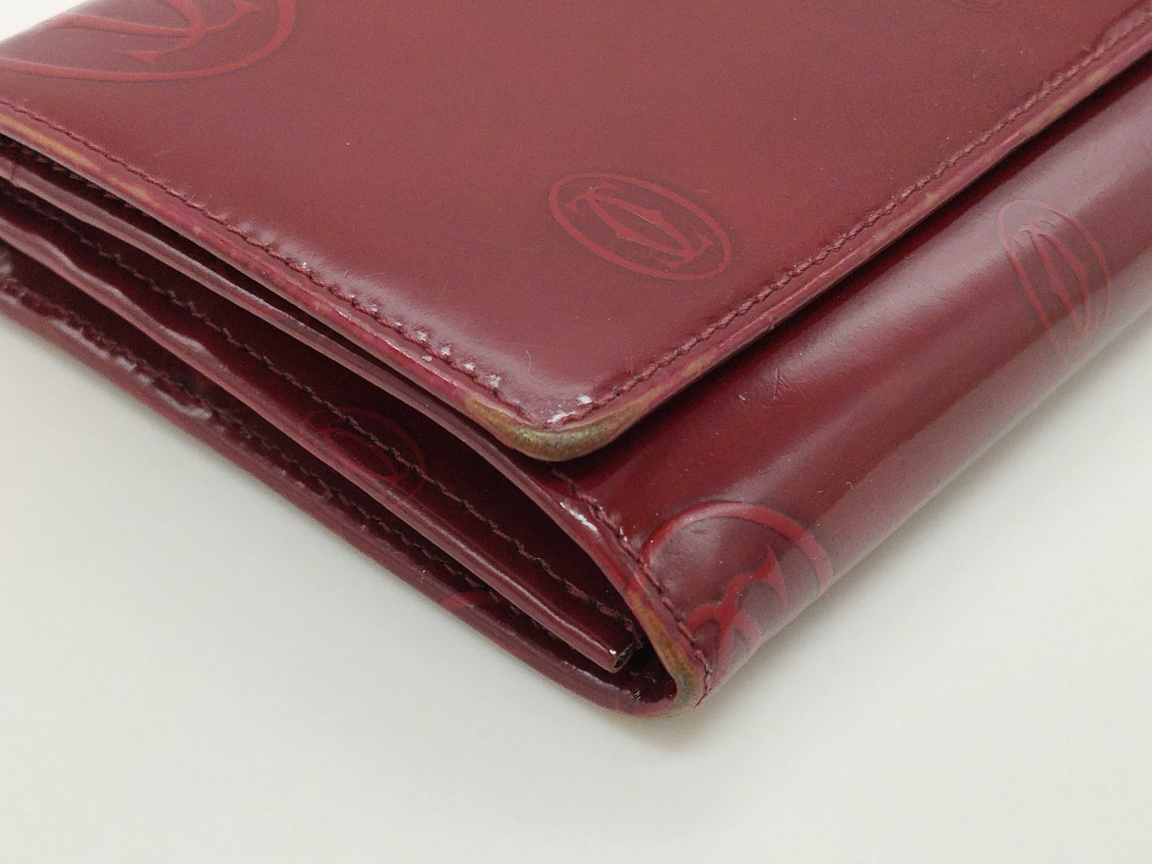 patent leather long wallet — view 6