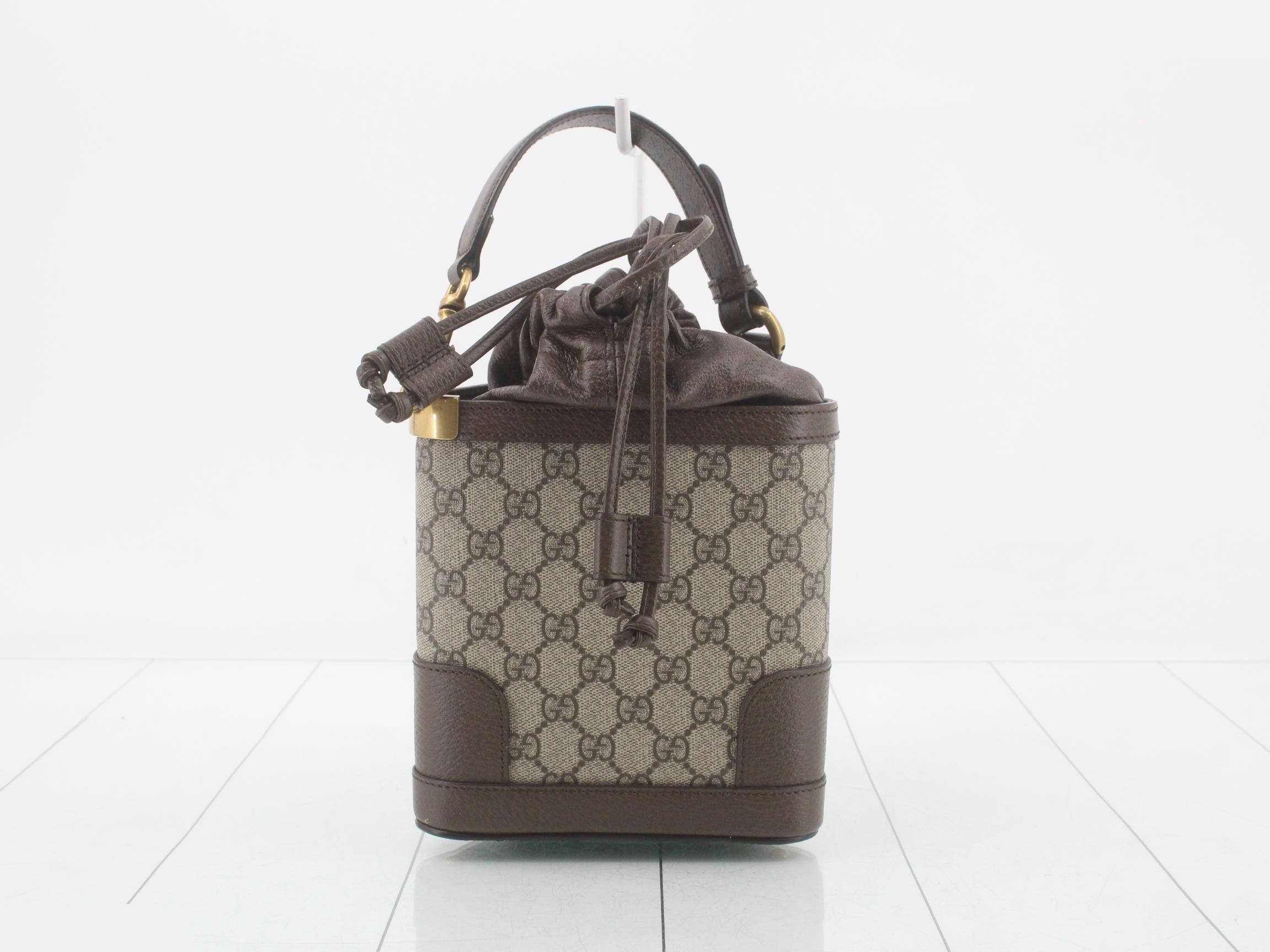 Ophidia GG Supreme Bucket Handbag — view 2