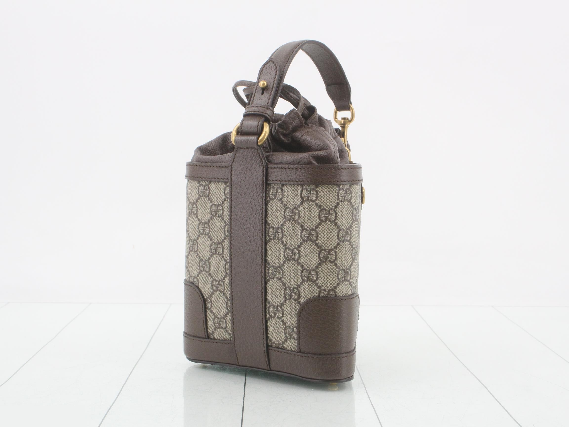 Ophidia GG Supreme Bucket Handbag — view 4