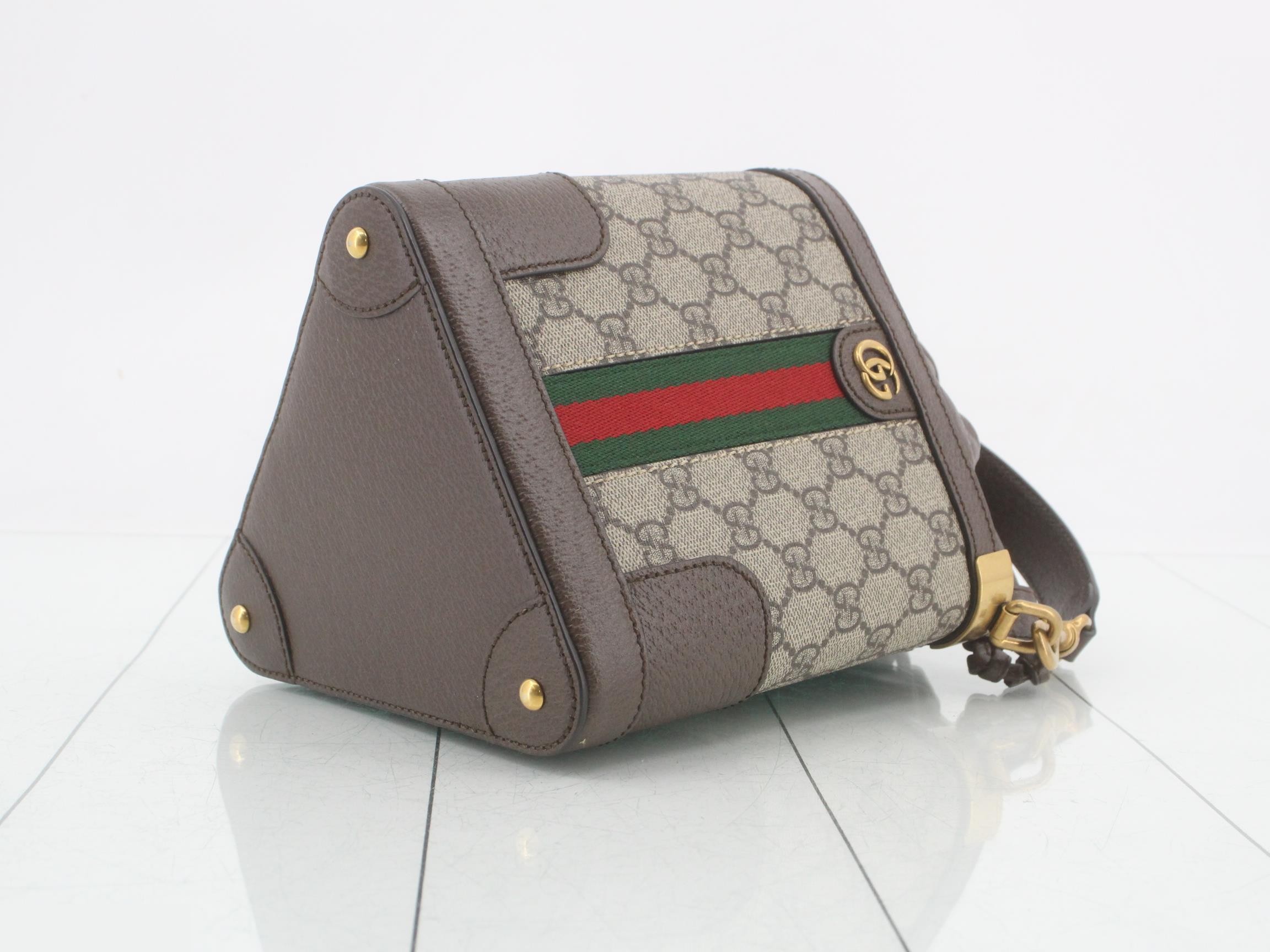 Ophidia GG Supreme Bucket Handbag — view 6