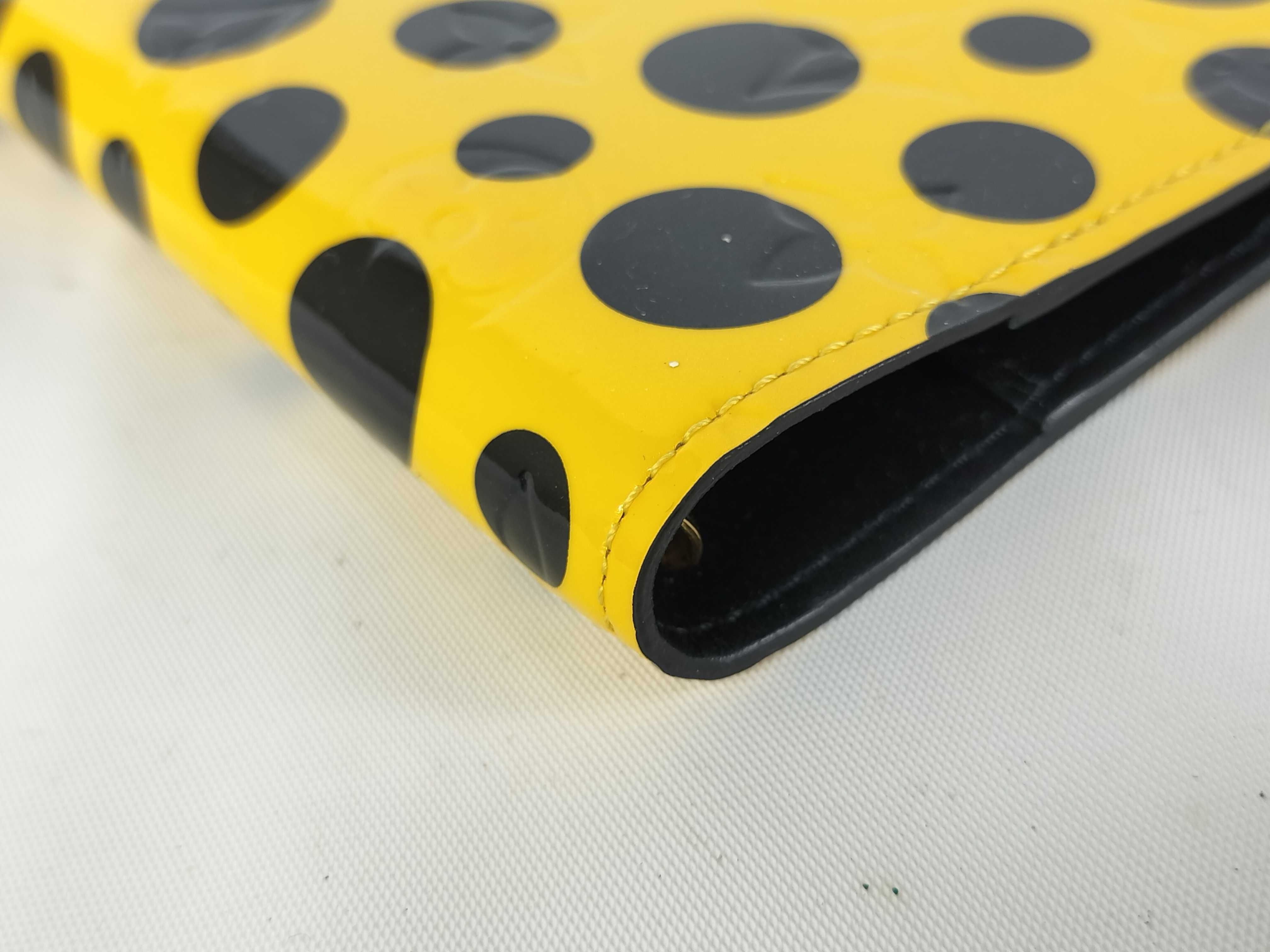 Vernis Yayoi Kusama Agenda Yellow x Black Notebook Cover — view 2