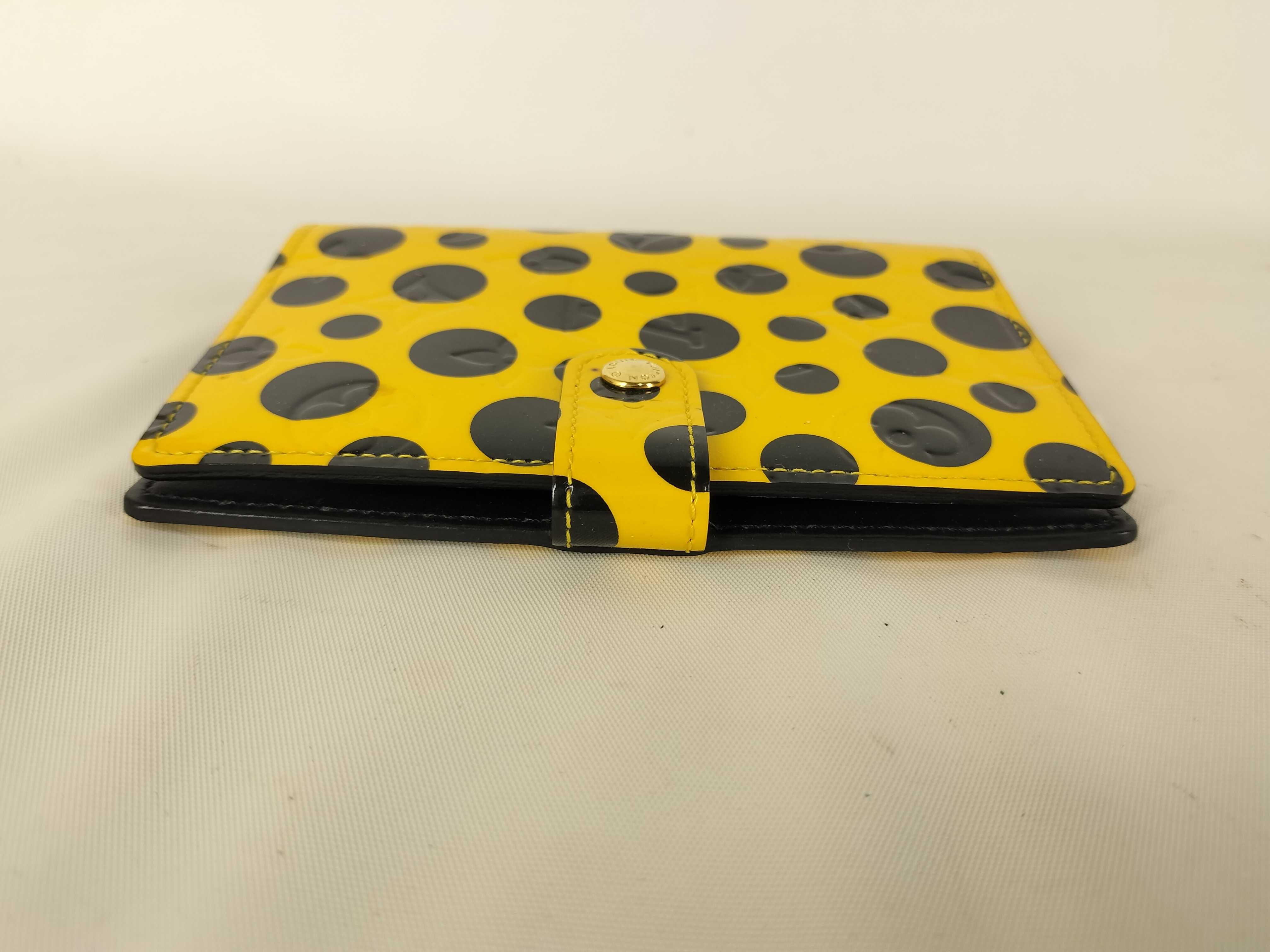 Vernis Yayoi Kusama Agenda Yellow x Black Notebook Cover — view 4