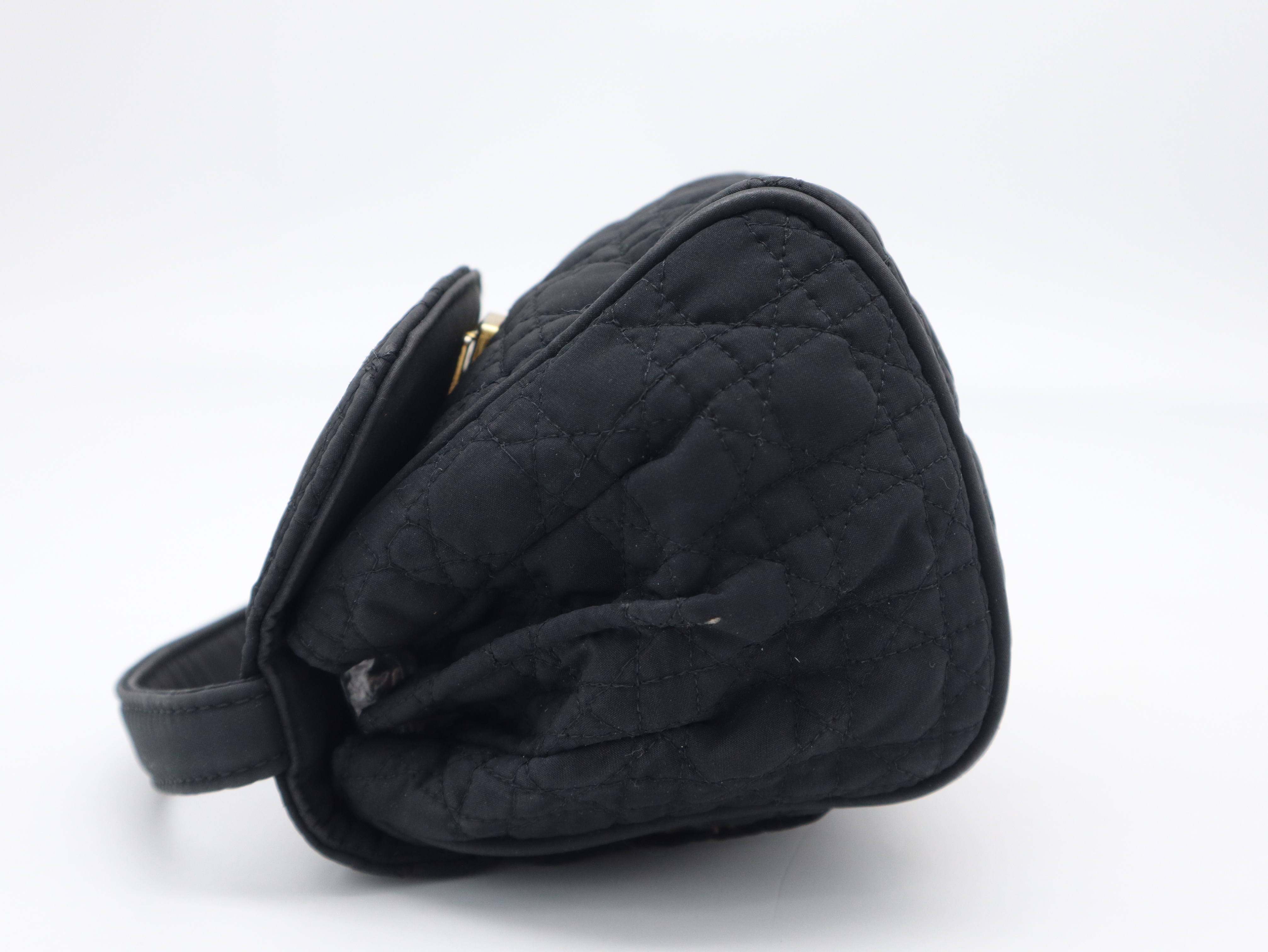 Cannage Mini Nylon Black Handbag — view 3
