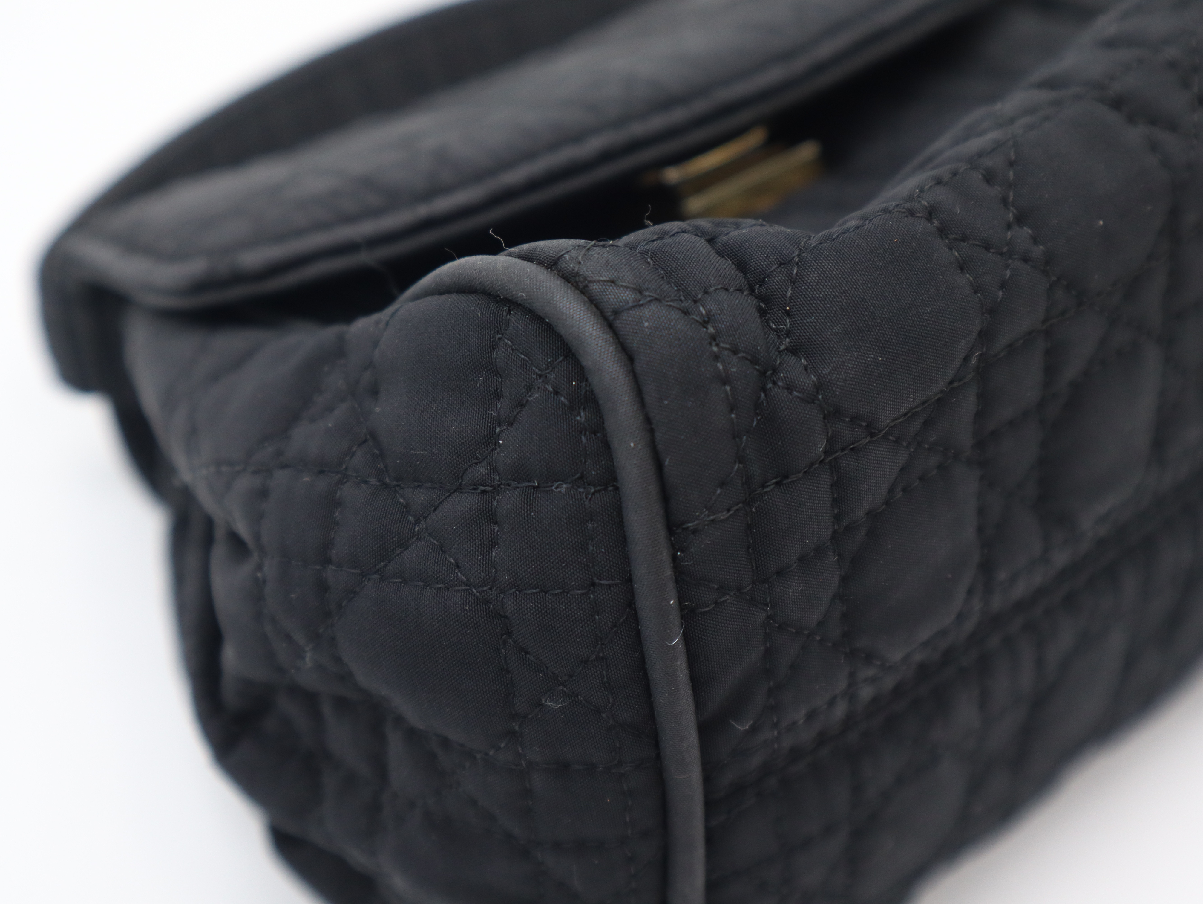 Cannage Mini Nylon Black Handbag — view 7