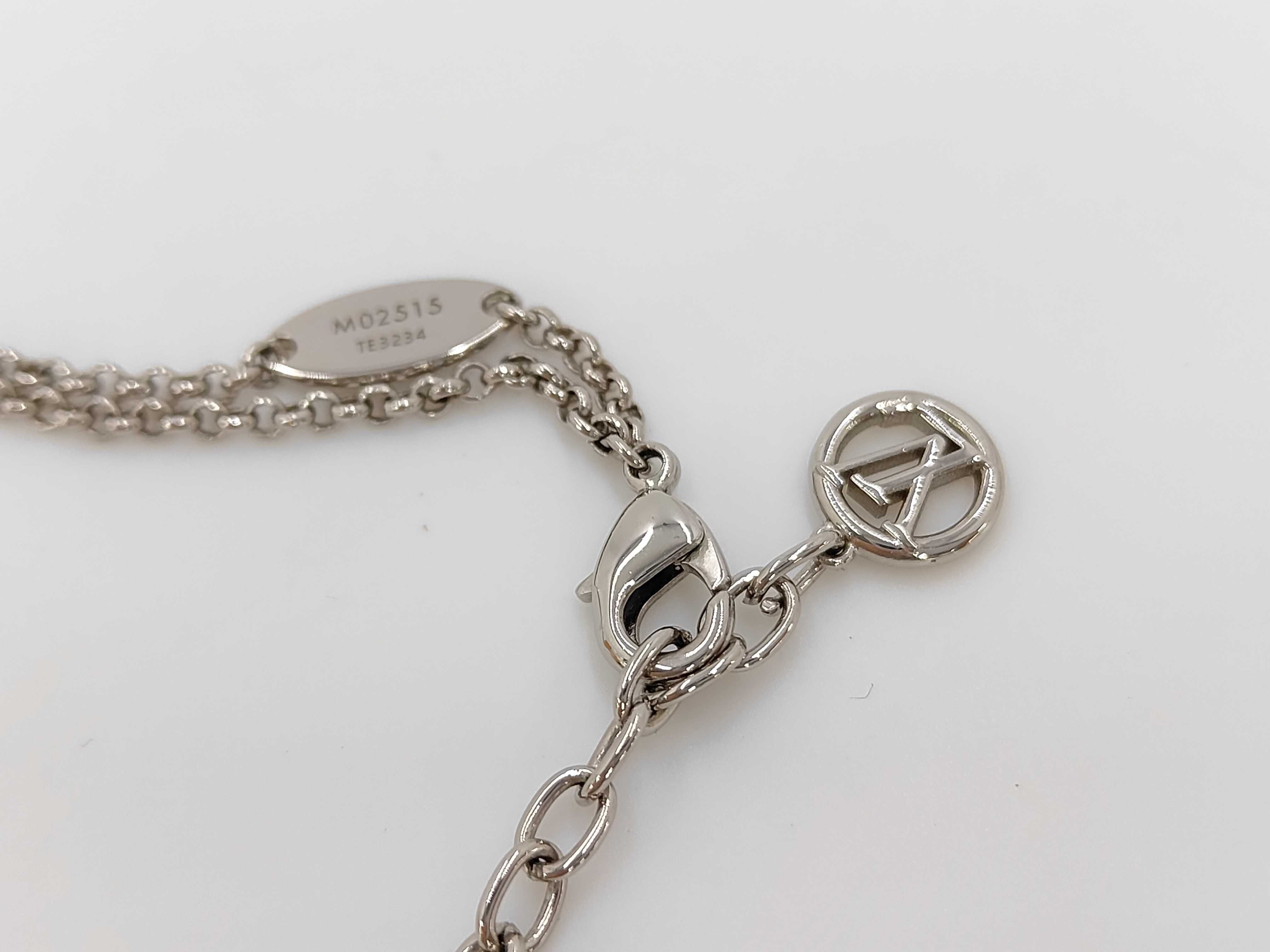 Lady LV Silver Necklace — view 3