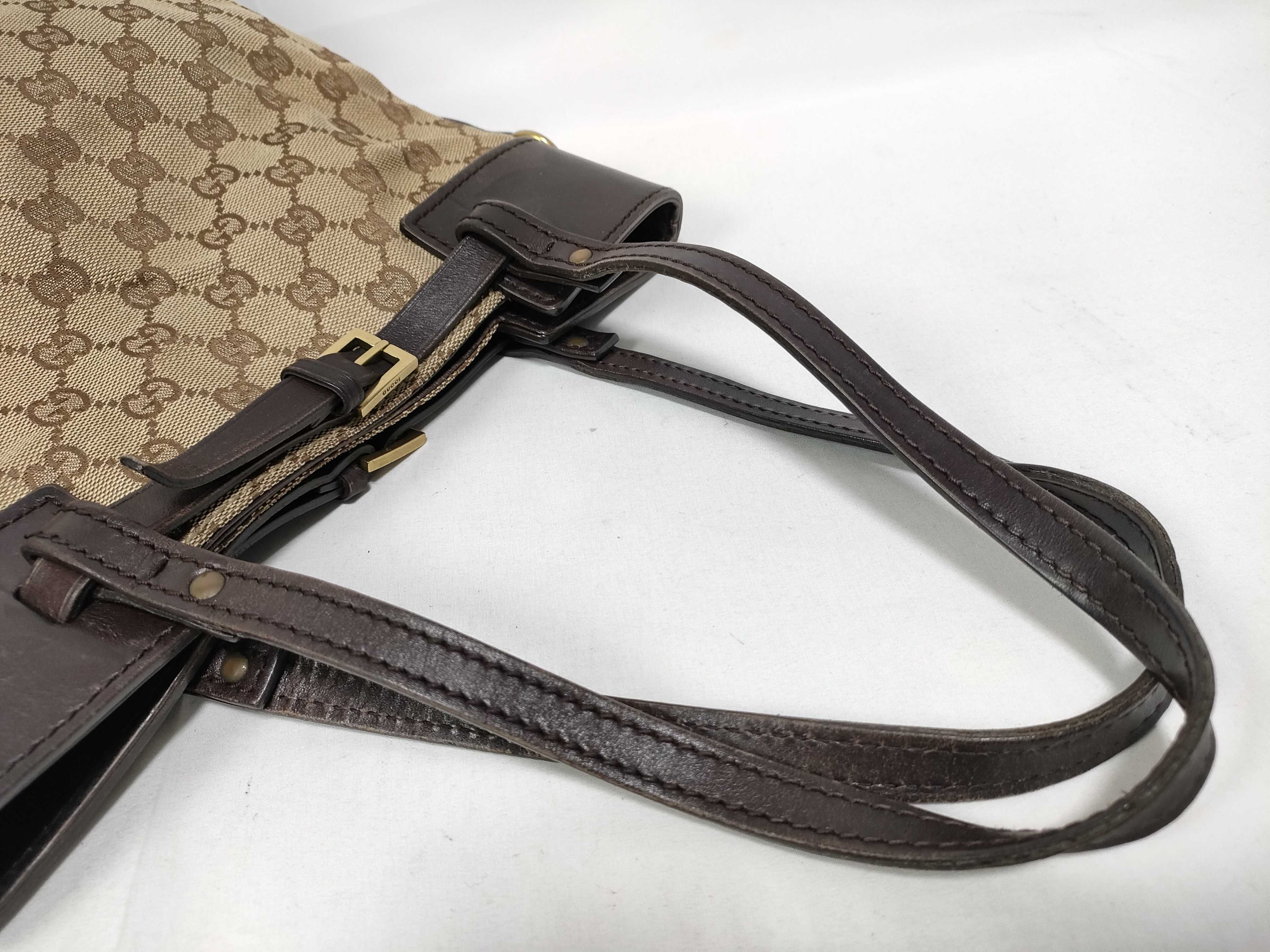 Canvas Leather Shoulder Bag — view 11