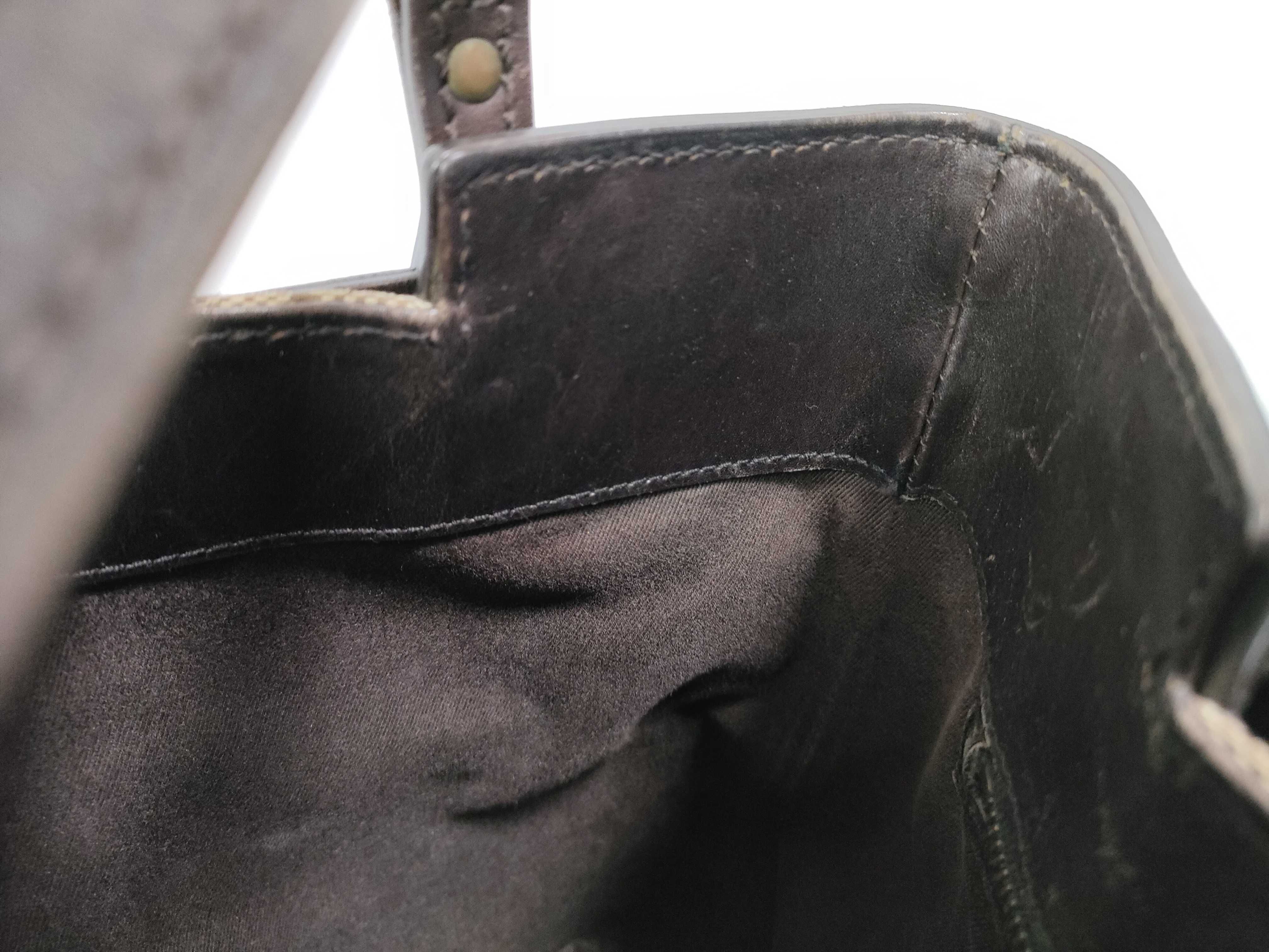Canvas Leather Shoulder Bag — view 14