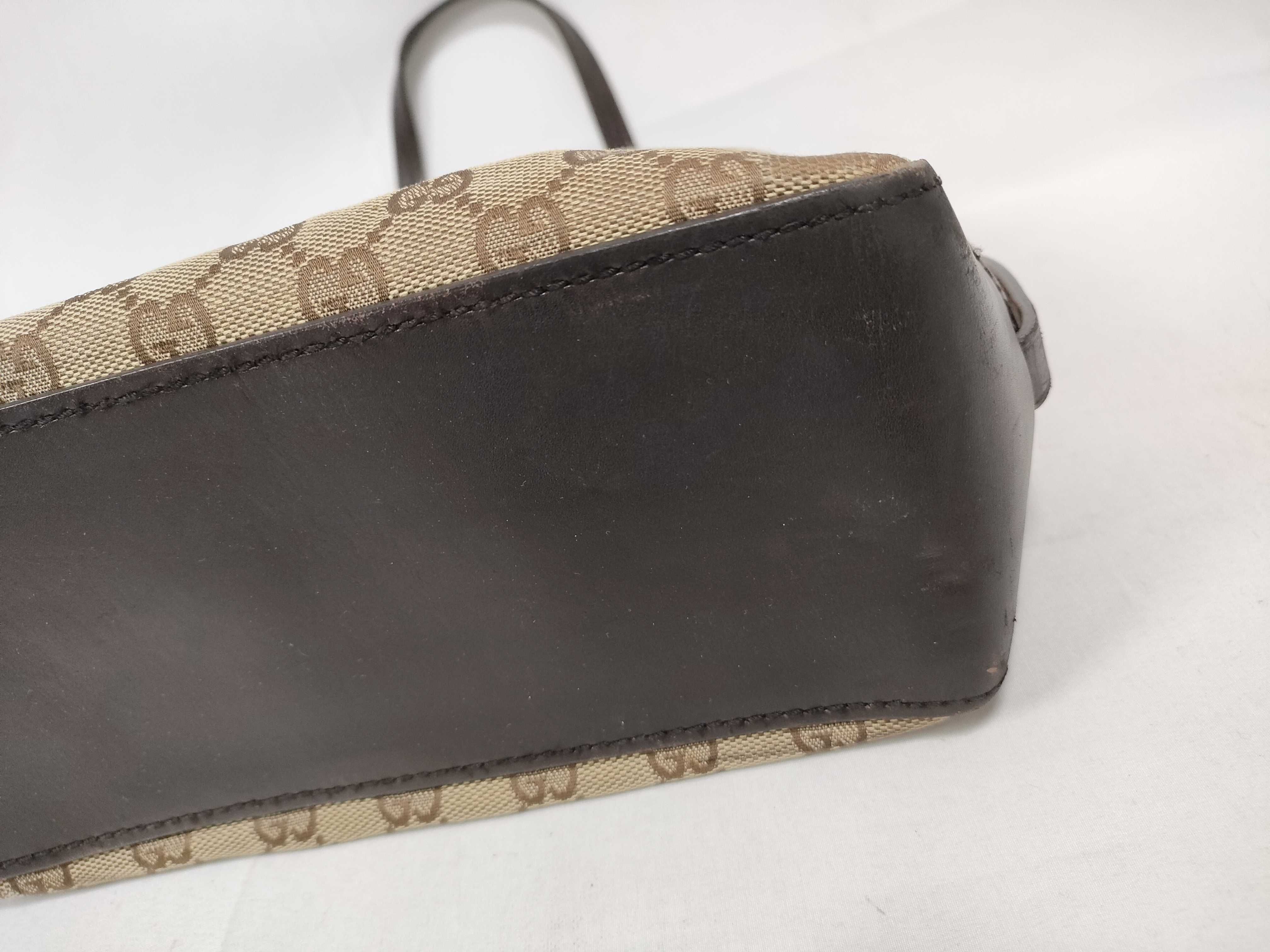 Canvas Leather Shoulder Bag — view 4