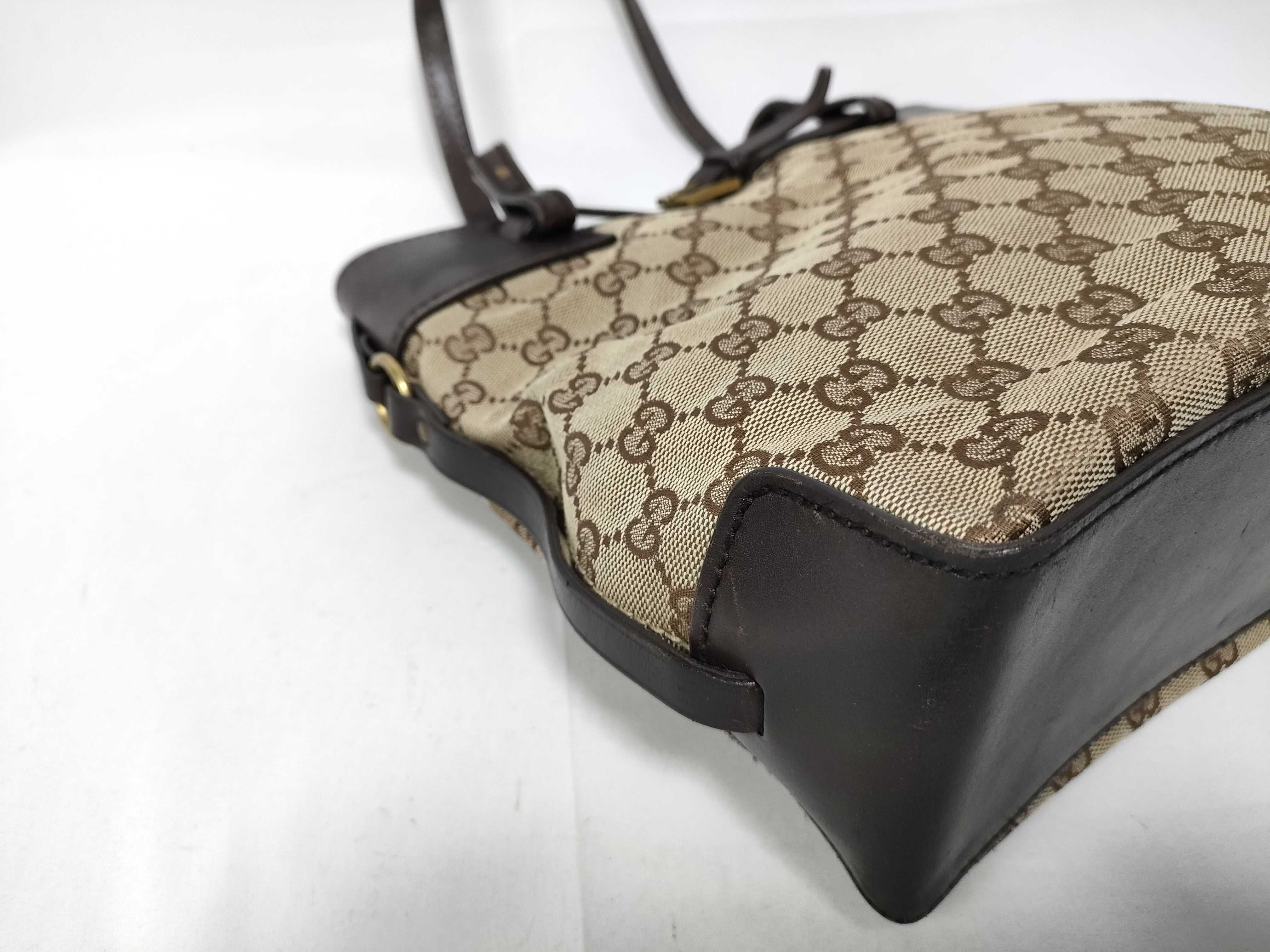 Canvas Leather Shoulder Bag — view 6