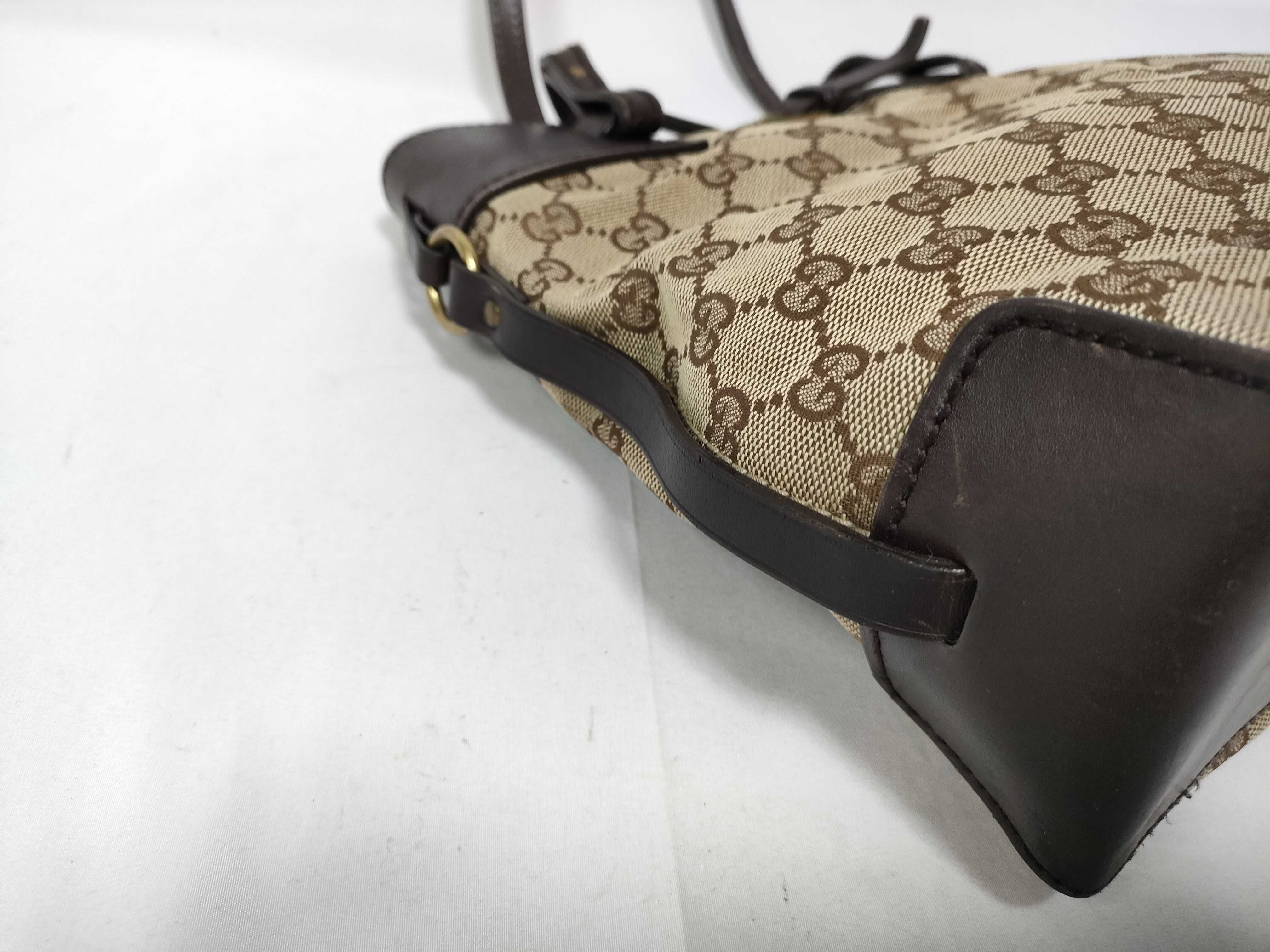 Canvas Leather Shoulder Bag — view 7
