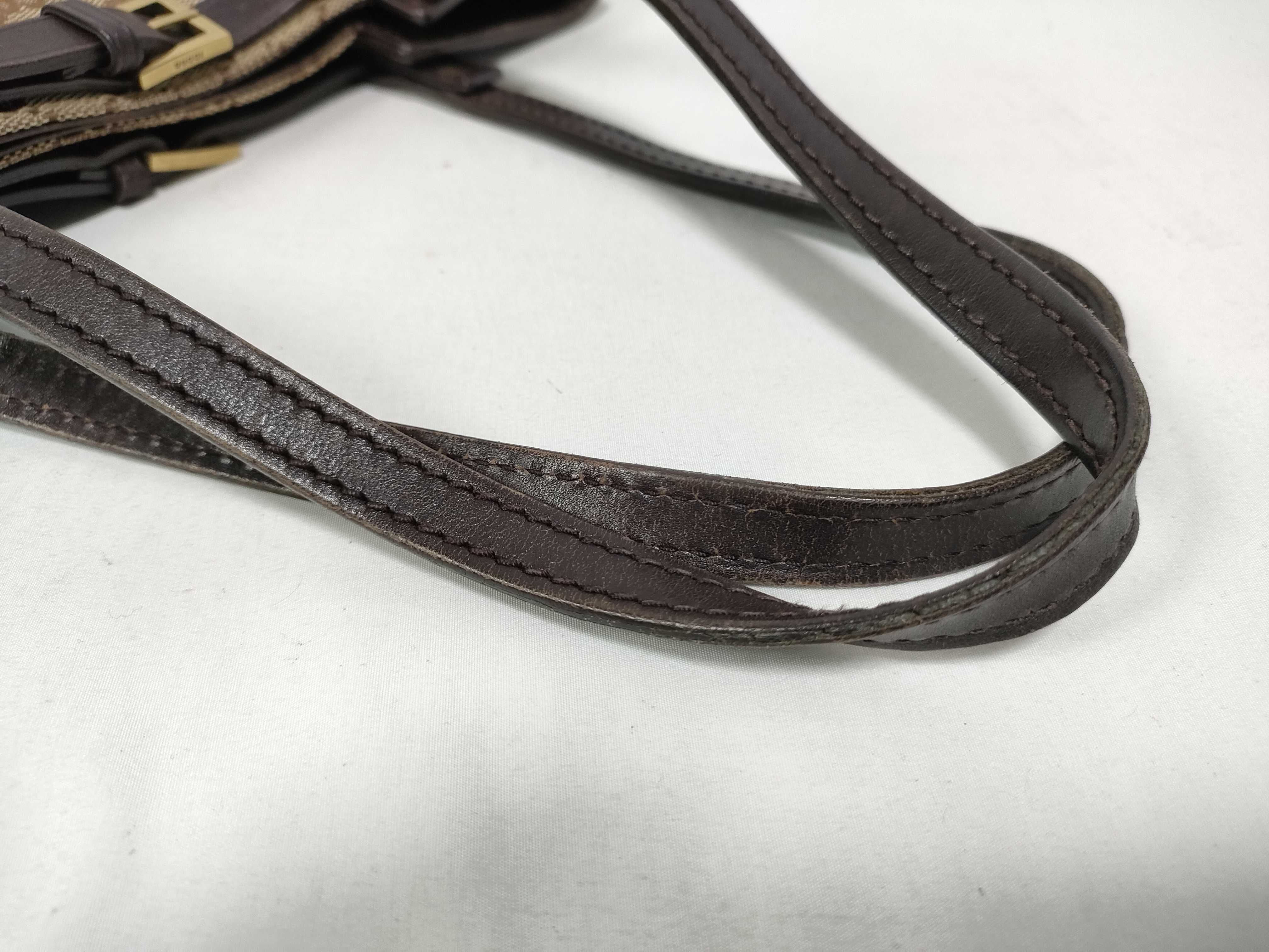Canvas Leather Shoulder Bag — view 10