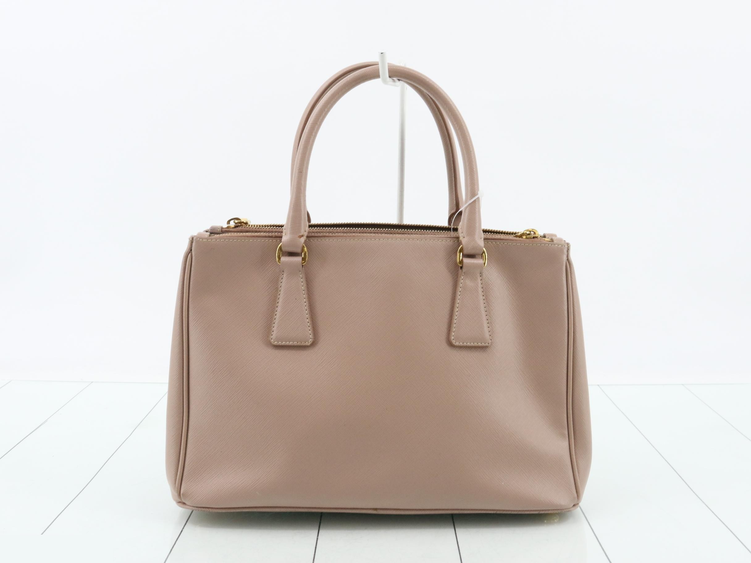 Galleria Saffiano Triangle Plate Handbag — view 2