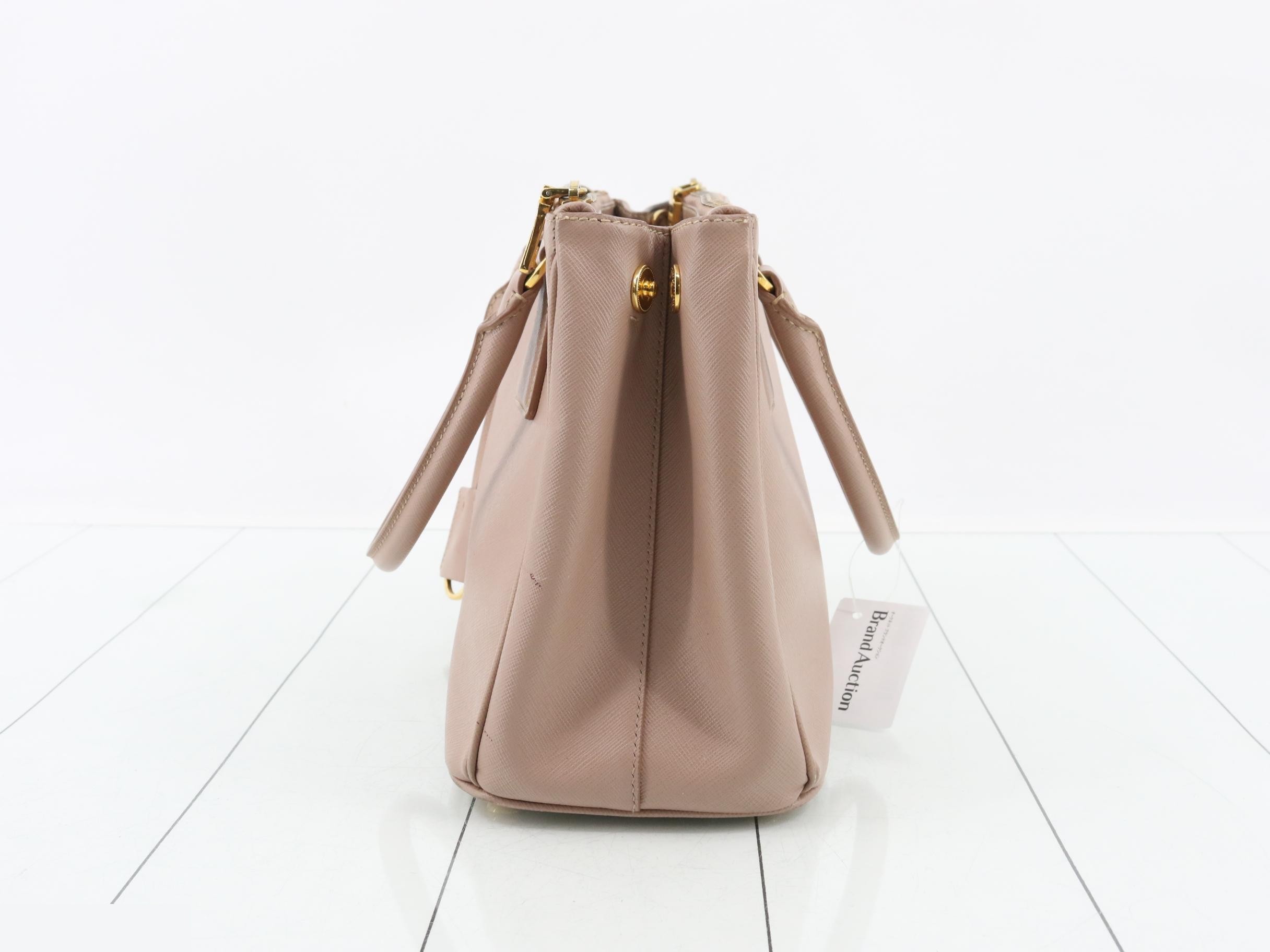 Galleria Saffiano Triangle Plate Handbag — view 3