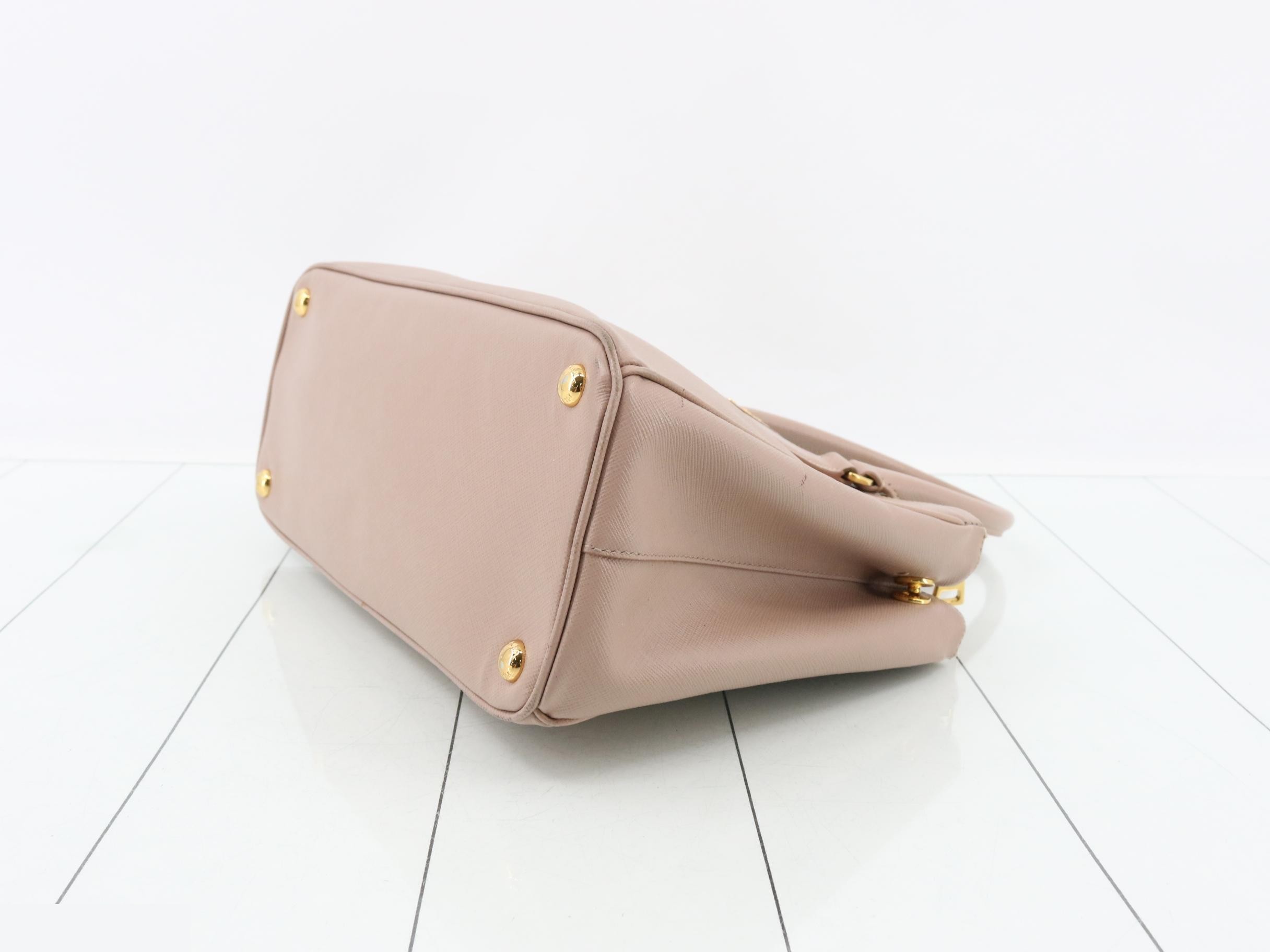 Galleria Saffiano Triangle Plate Handbag — view 6