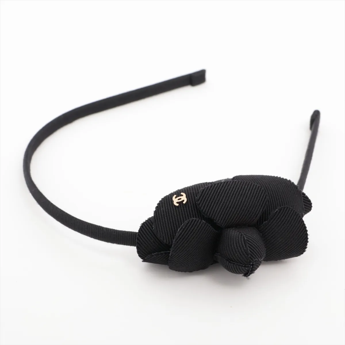 Coco Mark Camellia 24P Headband Fabric Black