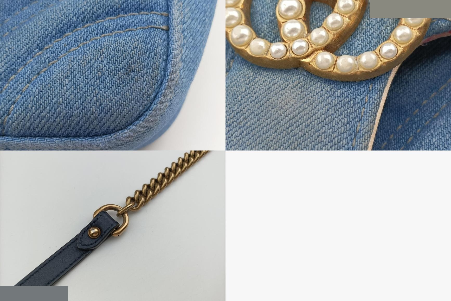 GG Marmont Denim Blue — view 11