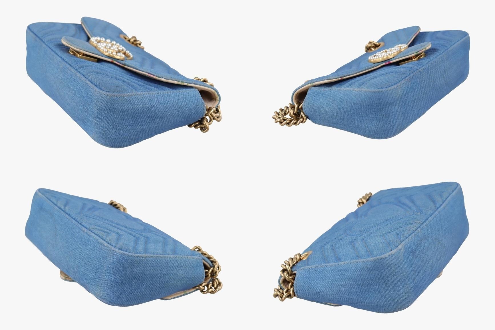GG Marmont Denim Blue — view 4