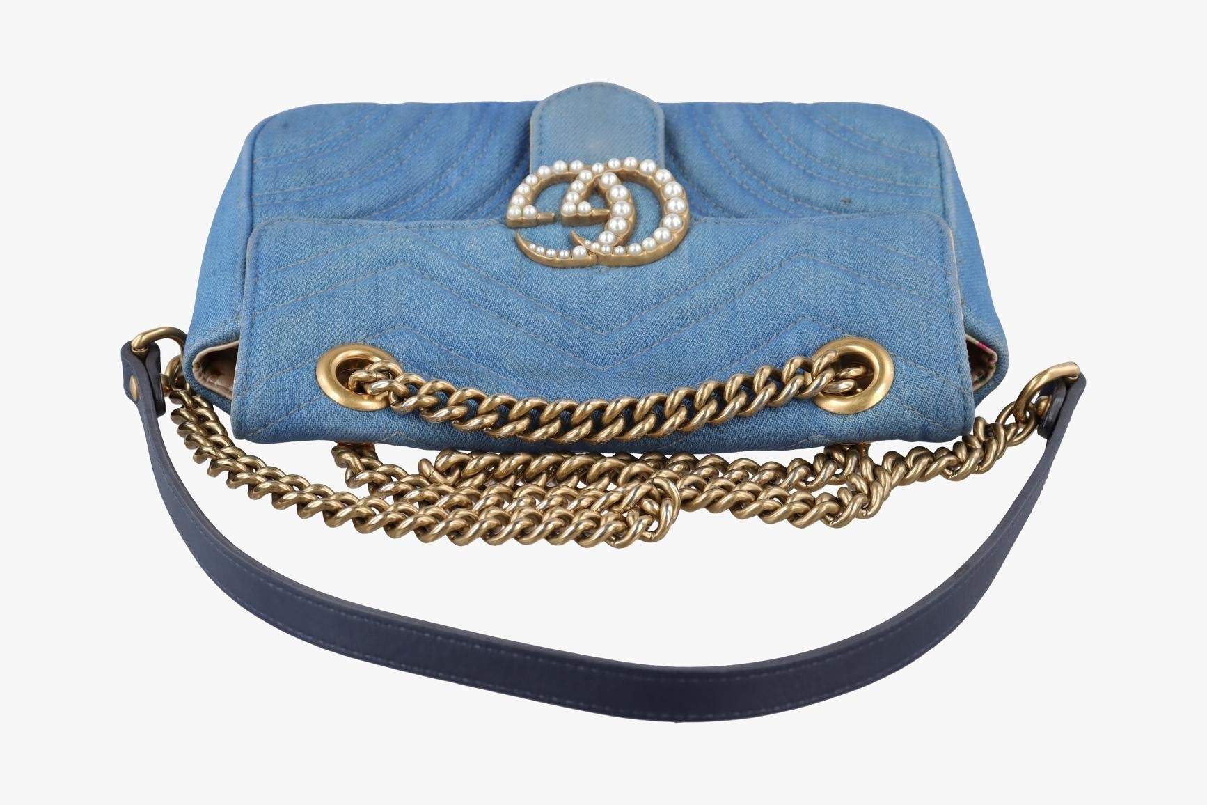 GG Marmont Denim Blue — view 5