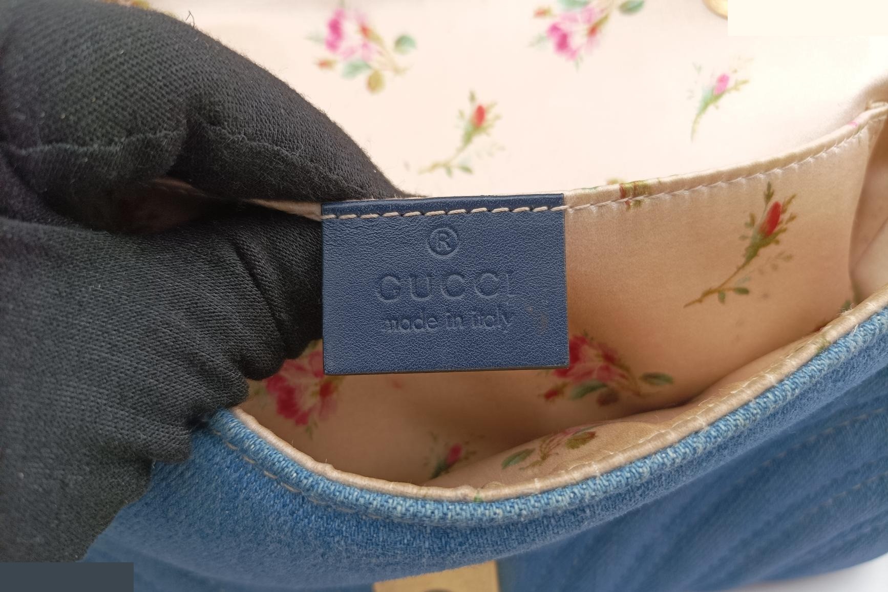 GG Marmont Denim Blue — view 7
