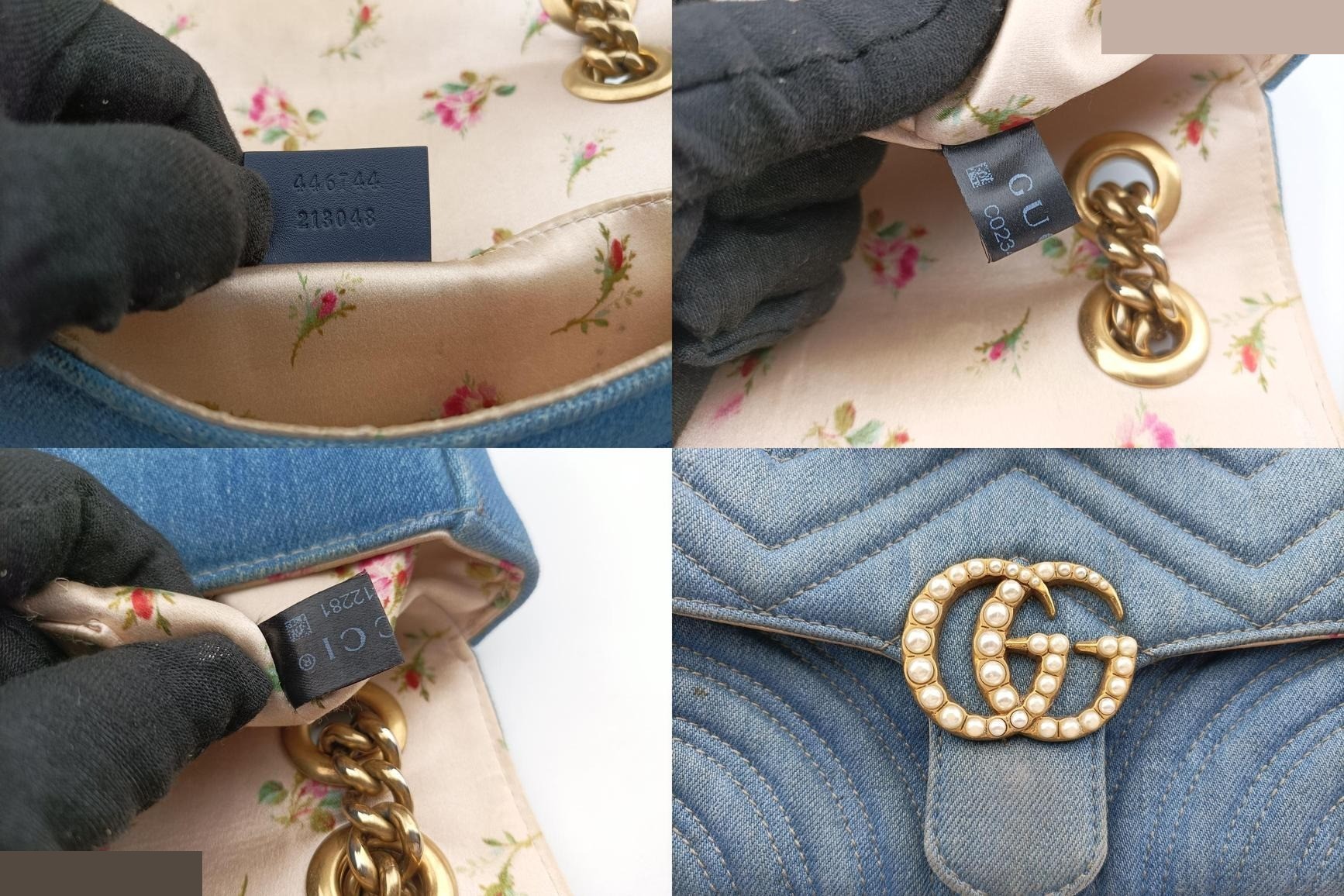 GG Marmont Denim Blue — view 8
