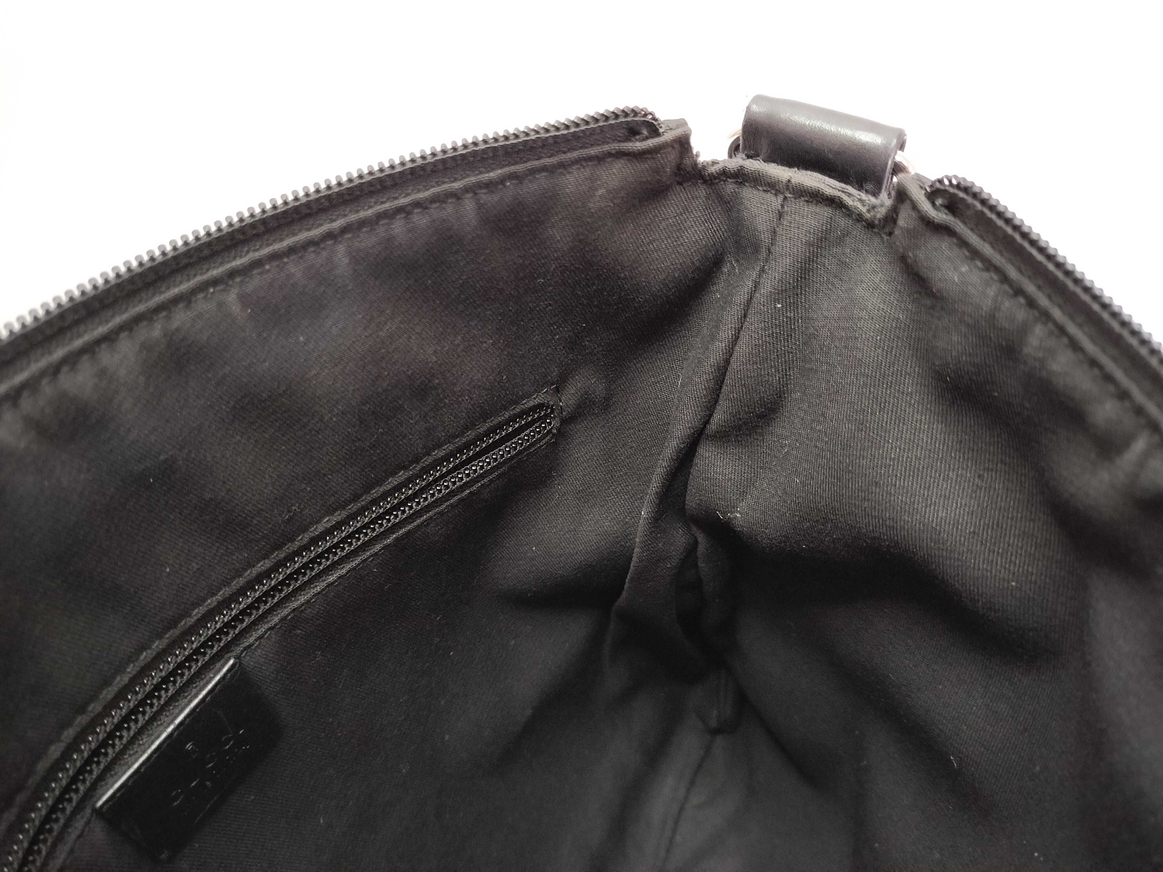GG Canvas Shoulder Bag (Black) — view 12