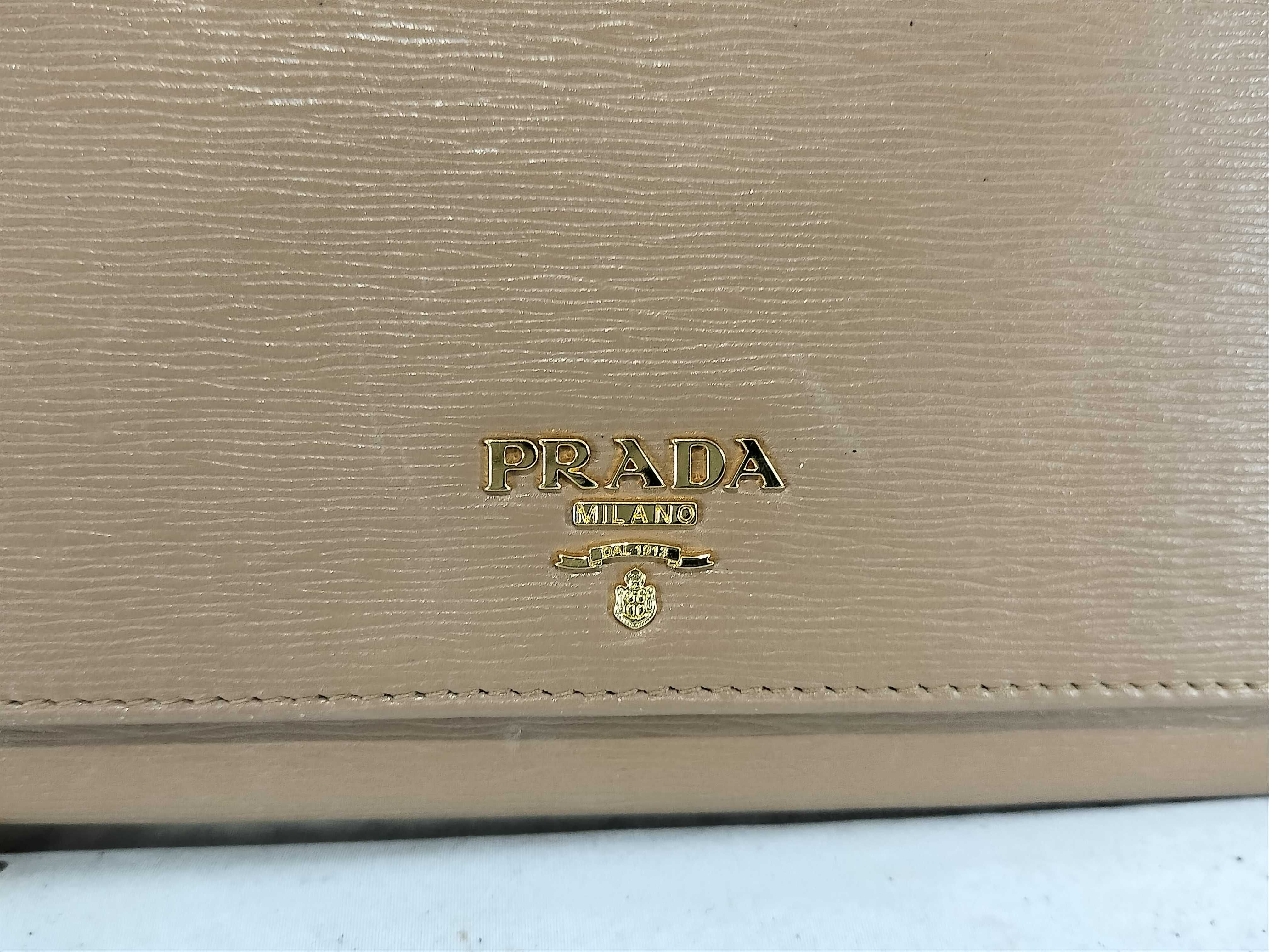 Saffiano Chain Wallet Shoulder Bag — view 2