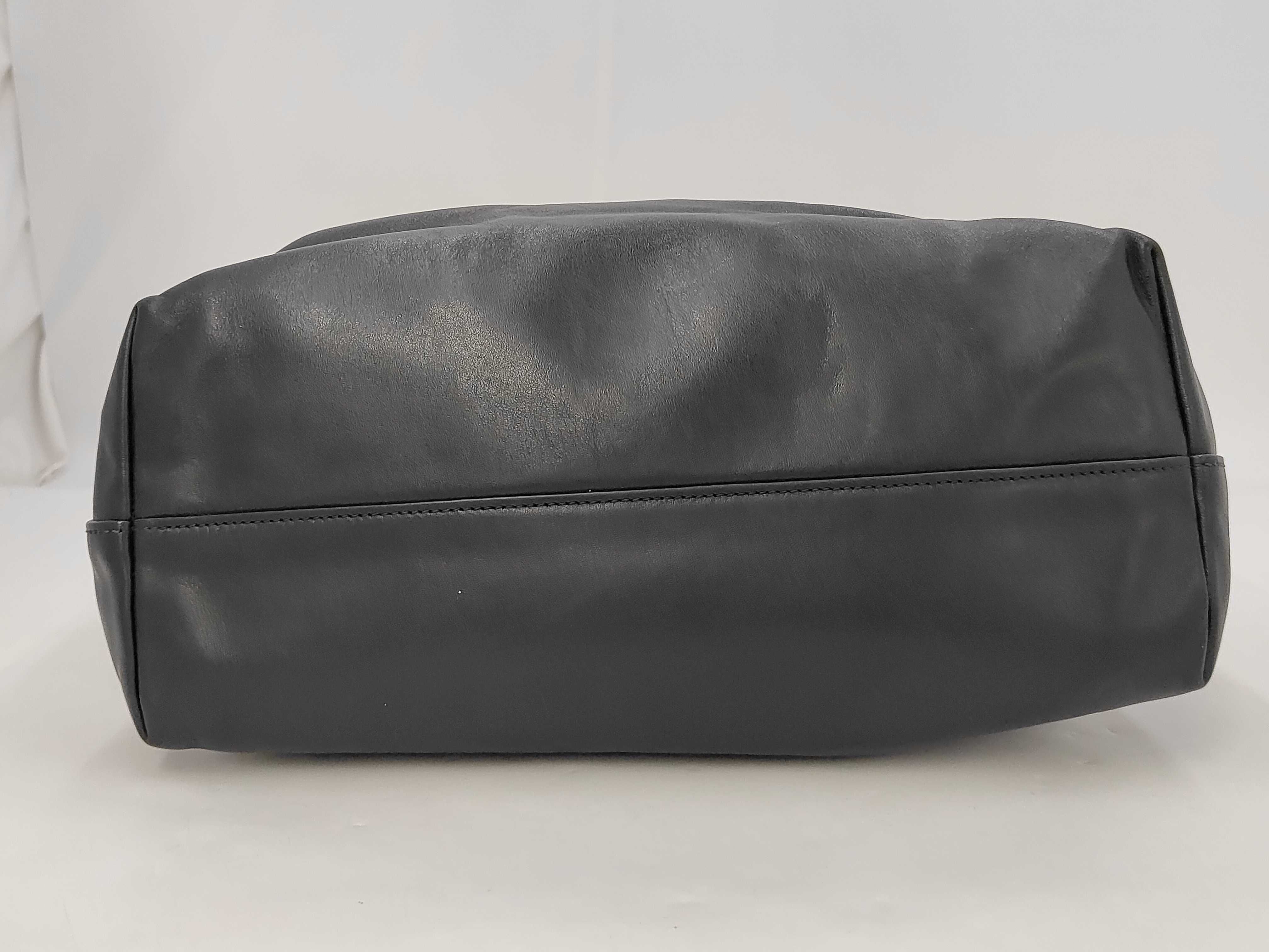 Soft Calfskin Tote Shoulder Bag 2-Way Handbag — view 4