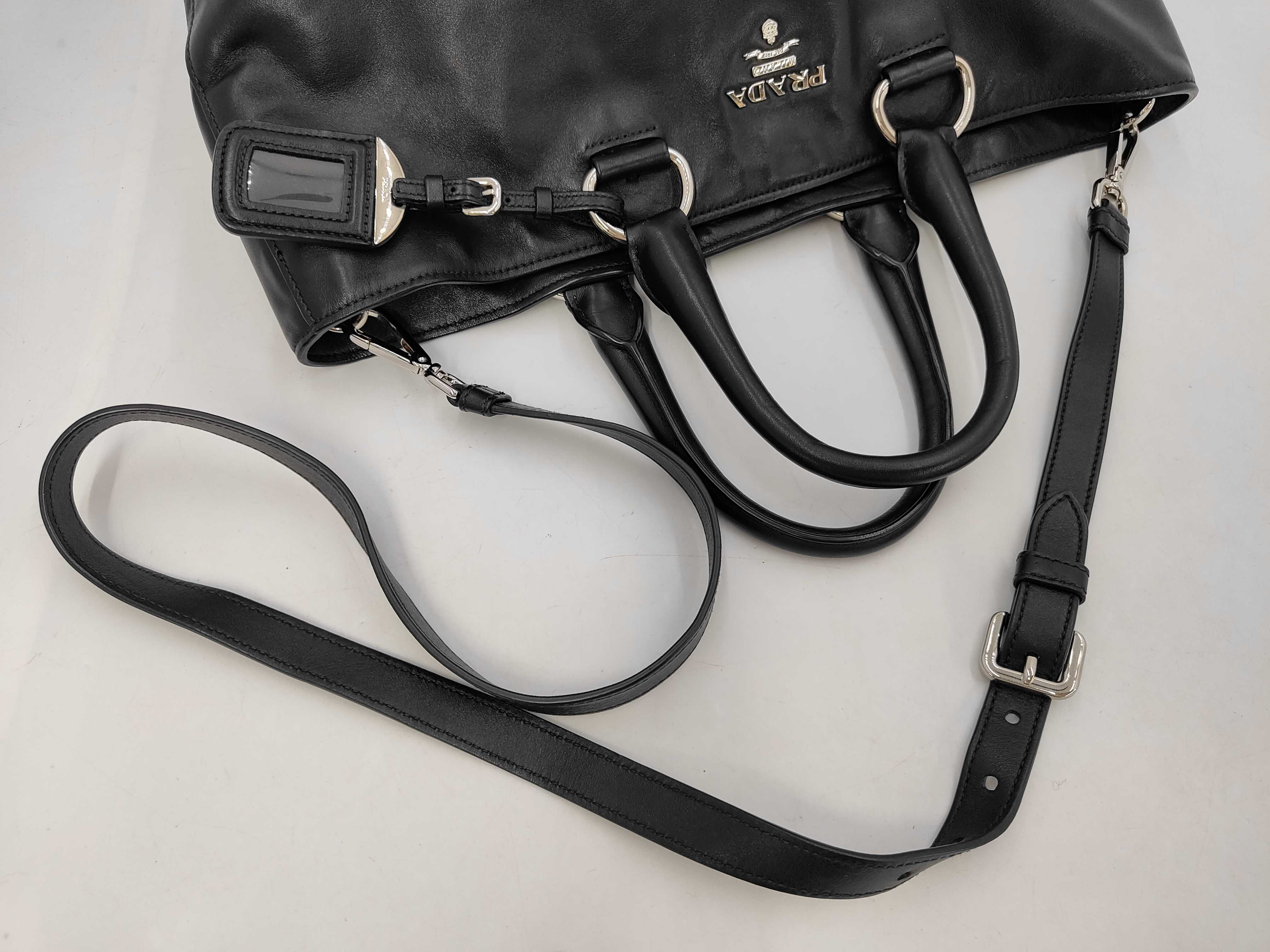 Soft Calfskin Tote Shoulder Bag 2-Way Handbag — view 5