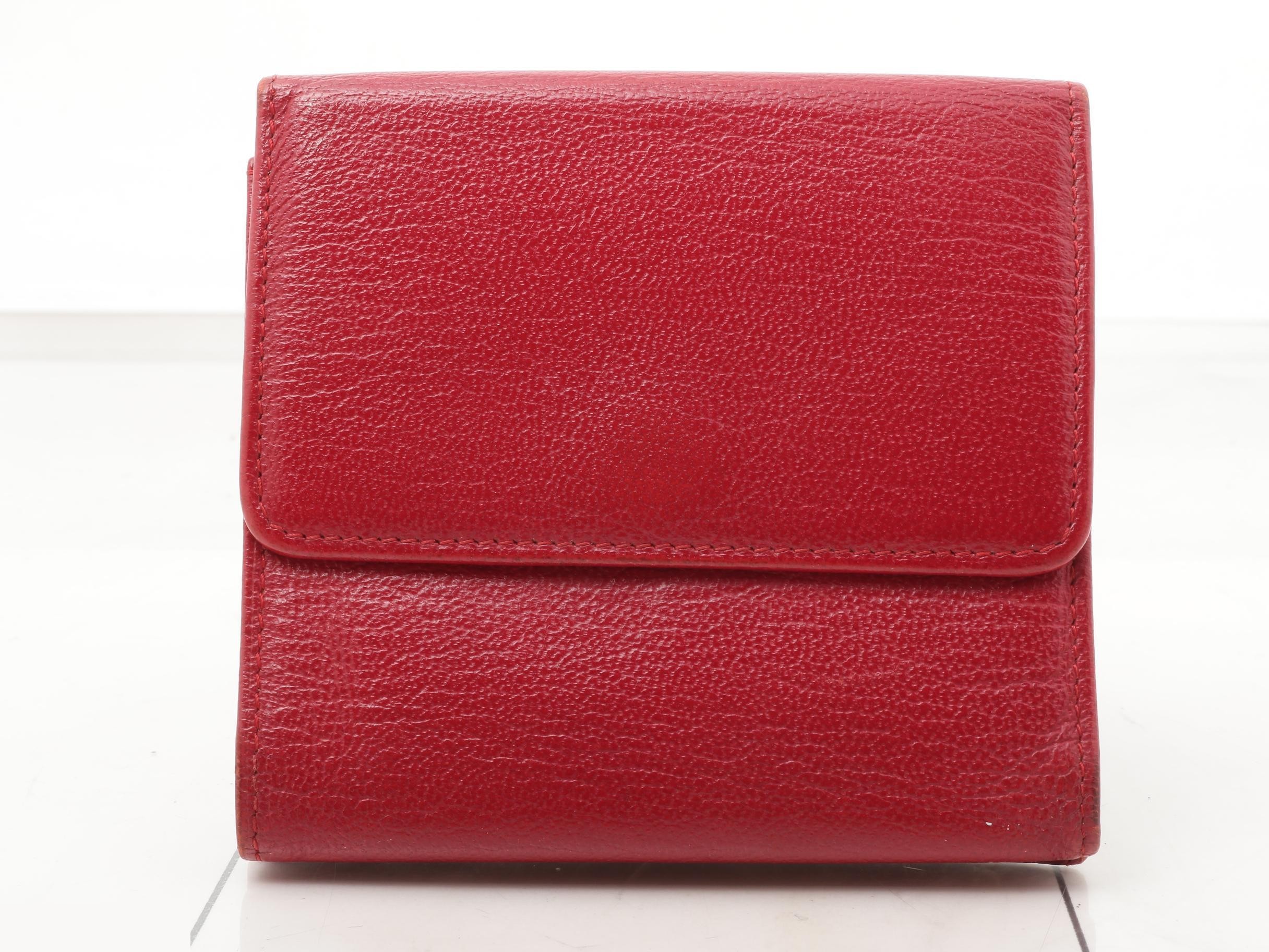 Leather trifold wallet — view 2