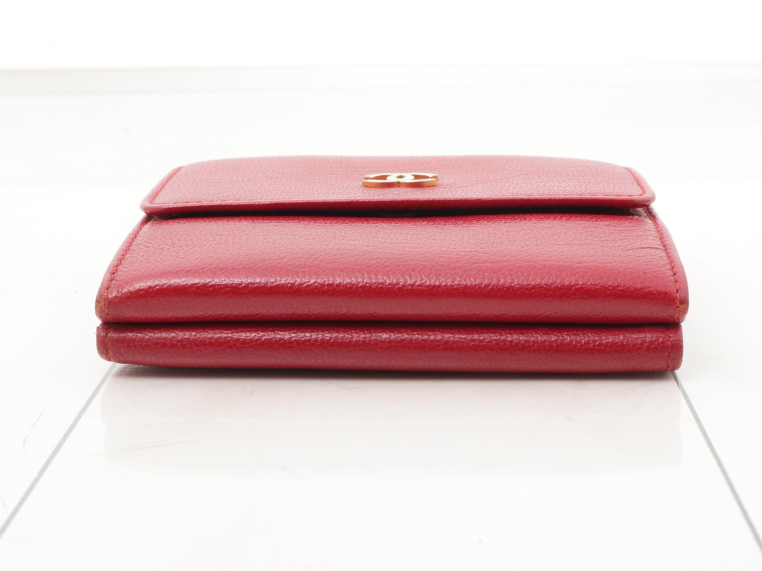 Leather trifold wallet — view 3