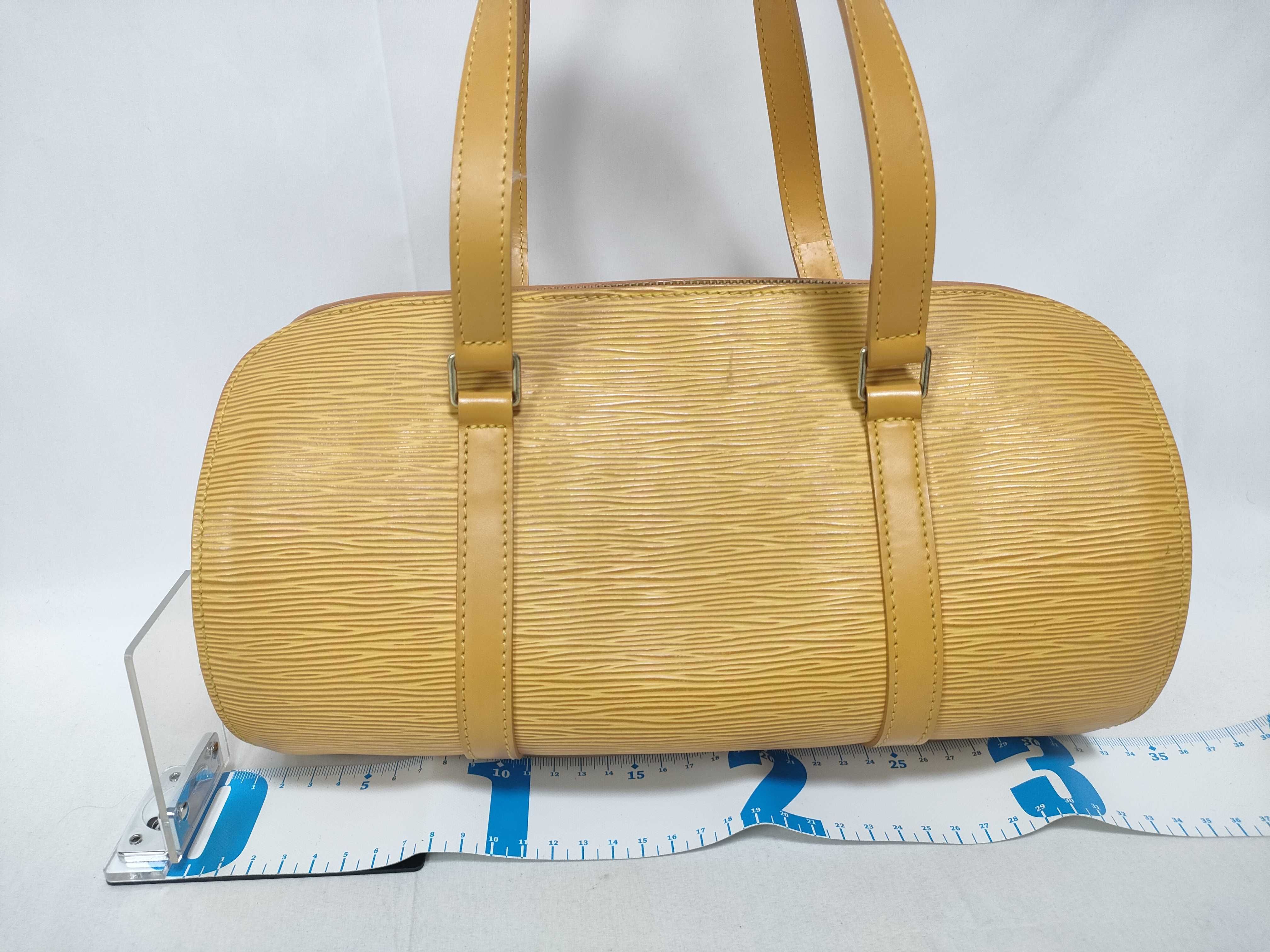 Epi Leather Handbag, Yellow Handbag — view 2