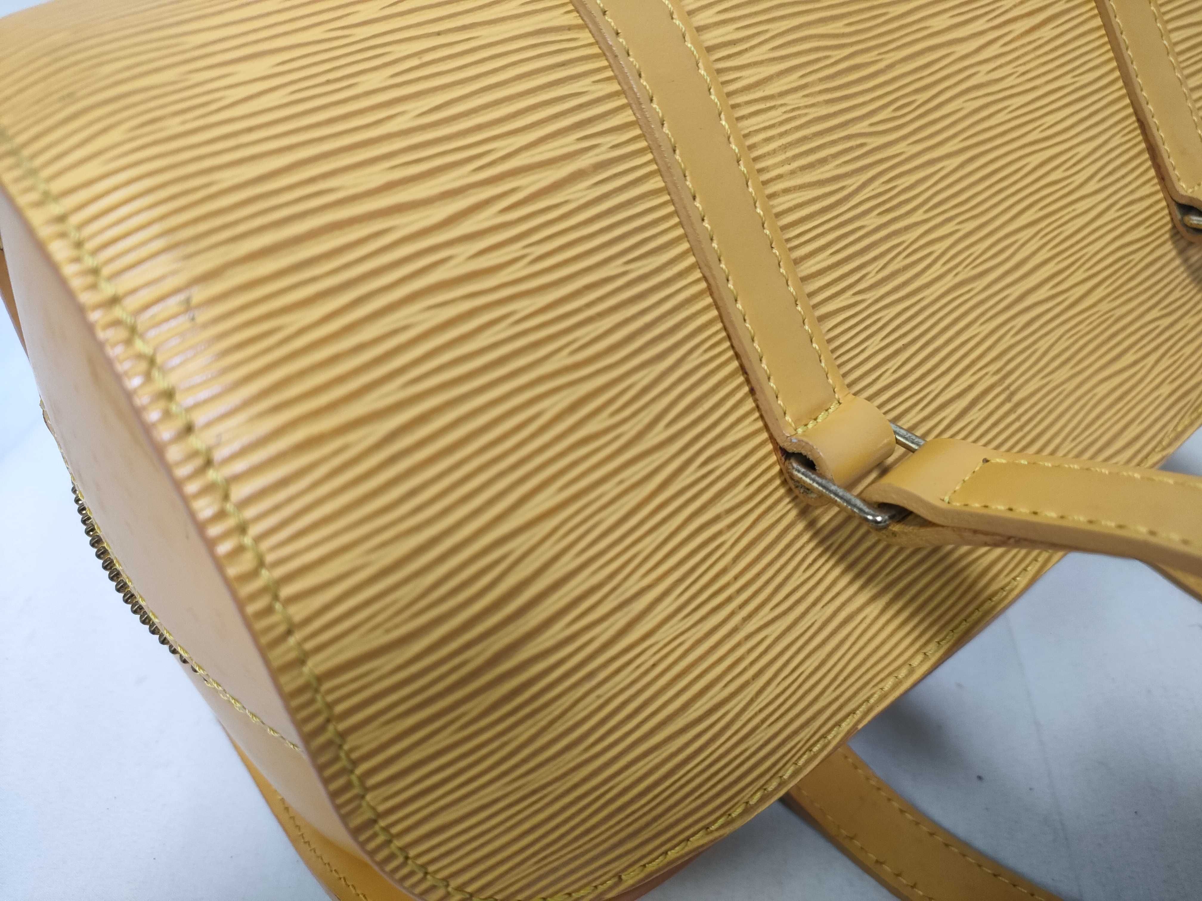 Epi Leather Handbag, Yellow Handbag — view 10