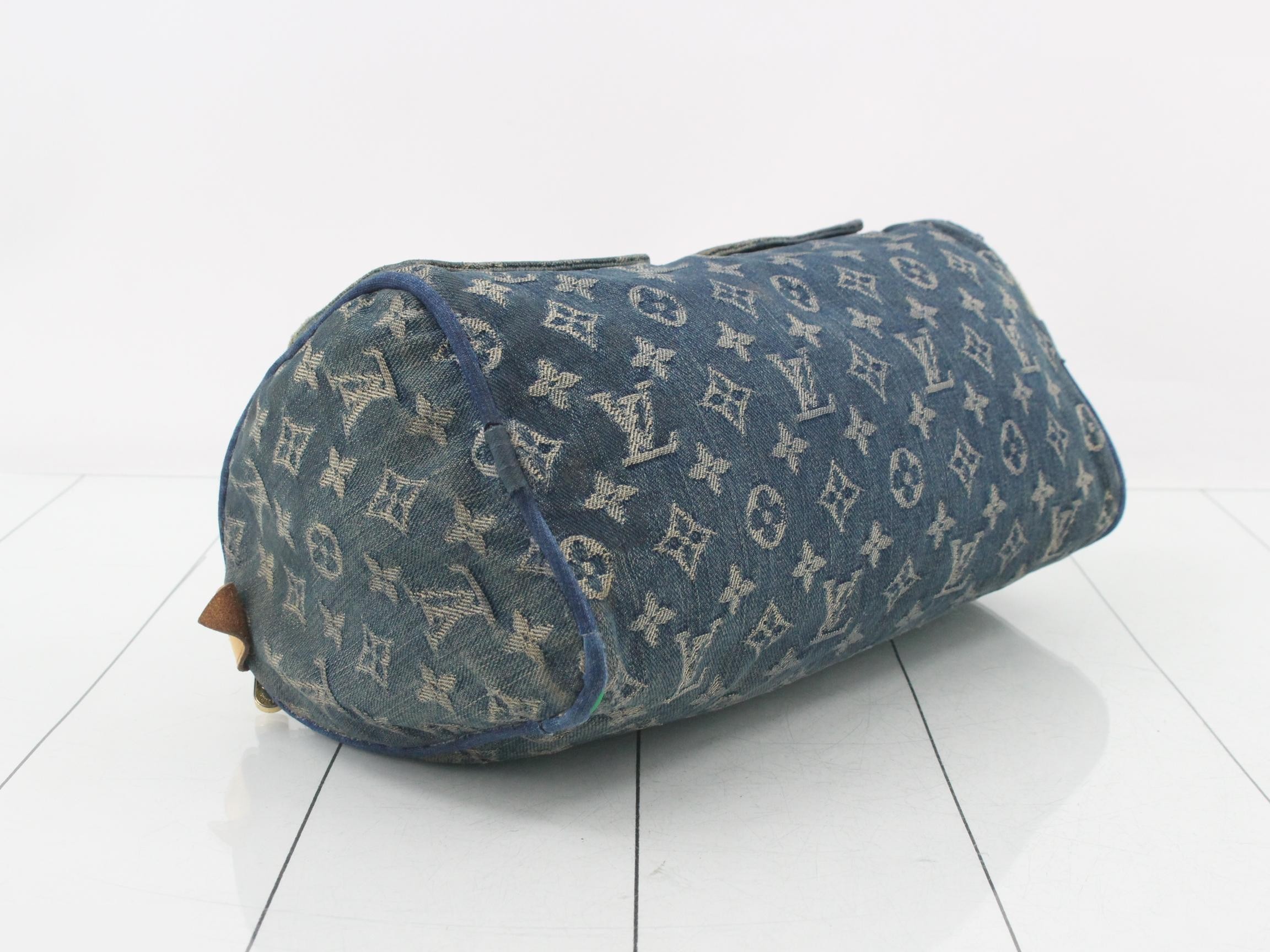 Monogram Denim Neo Speedy — view 5