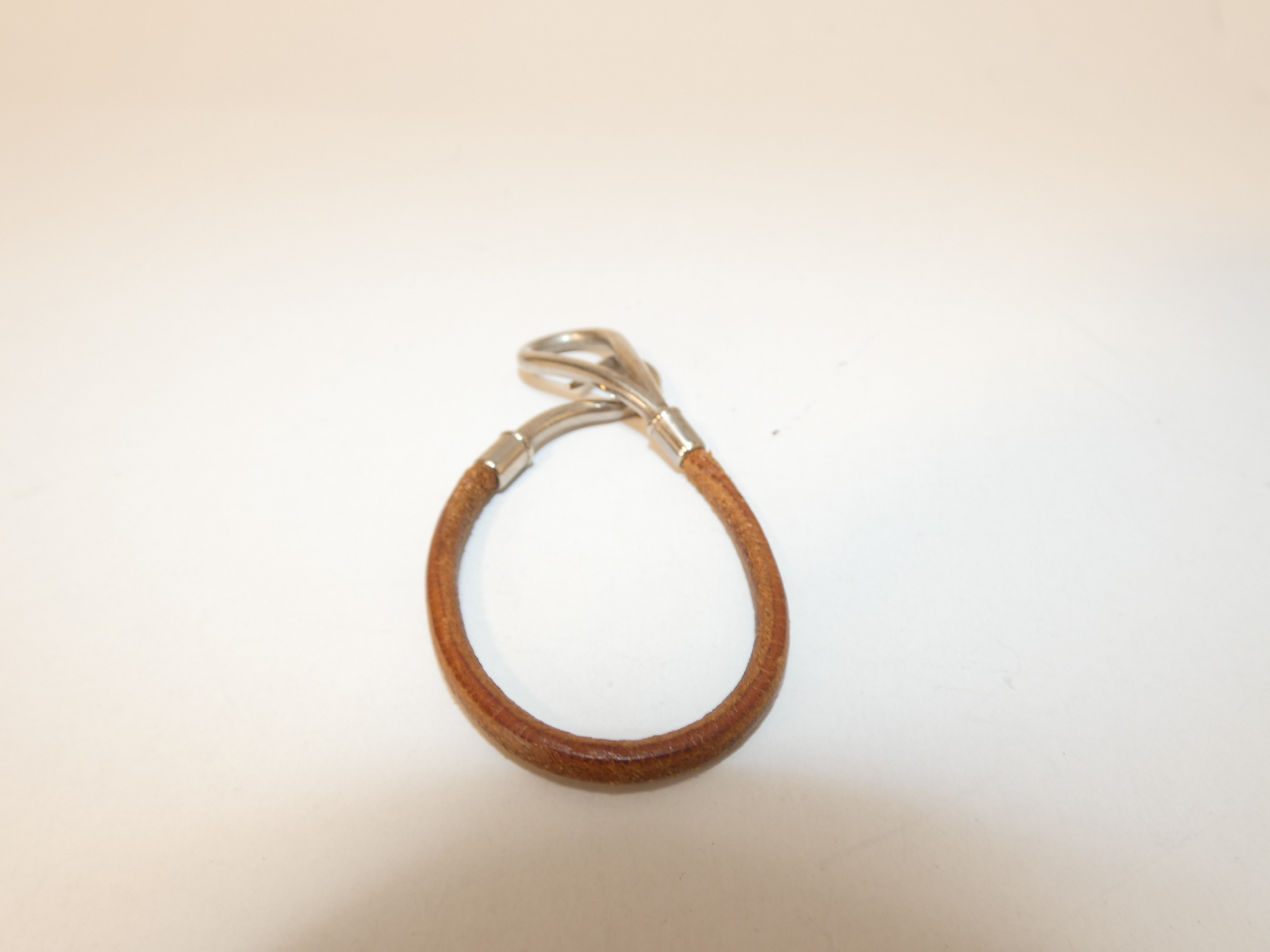 Jumbo Leather Bracelet/Bangle — view 2