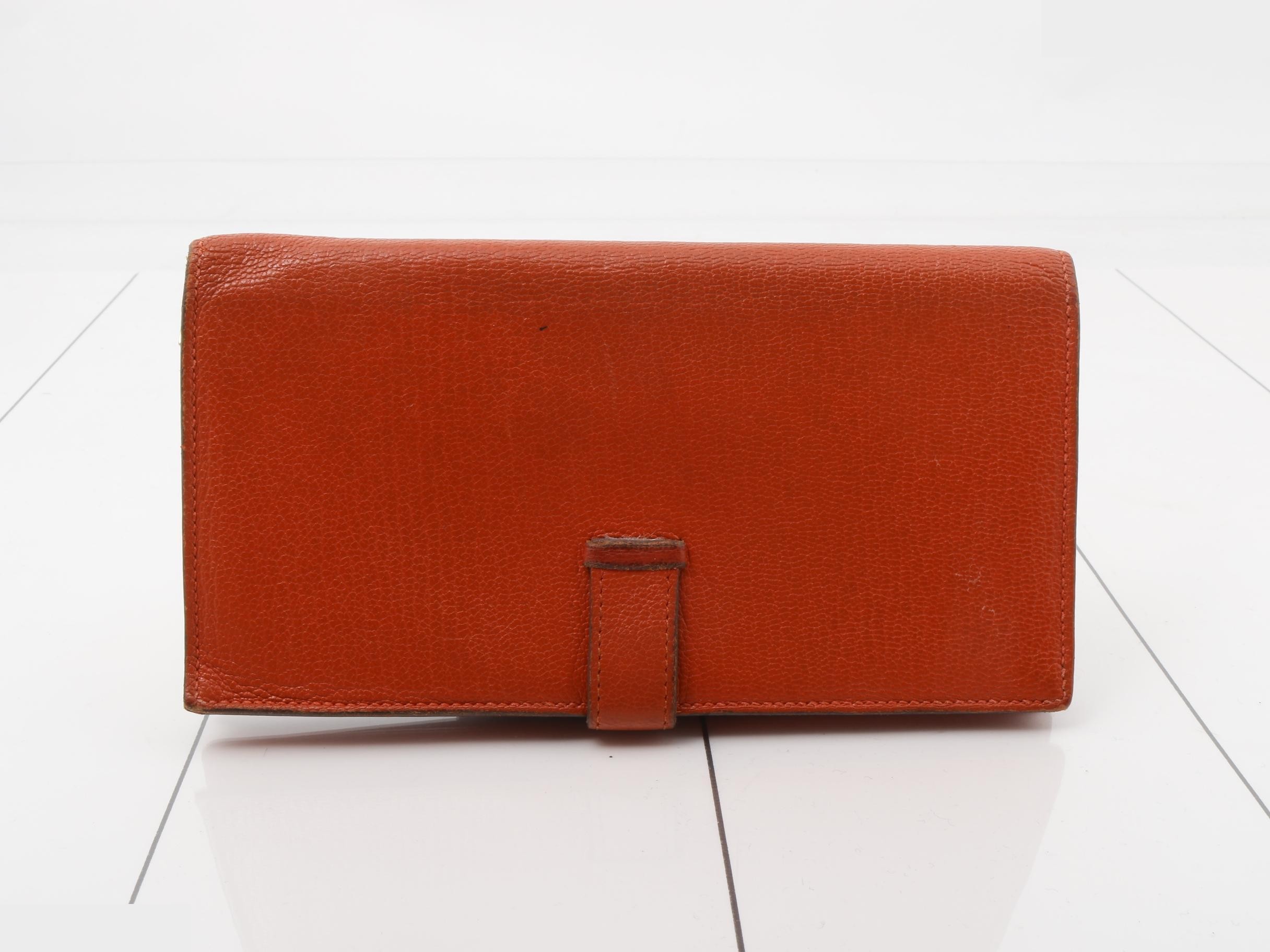Bearn wallet by Hermes, with X stamp. — view 2