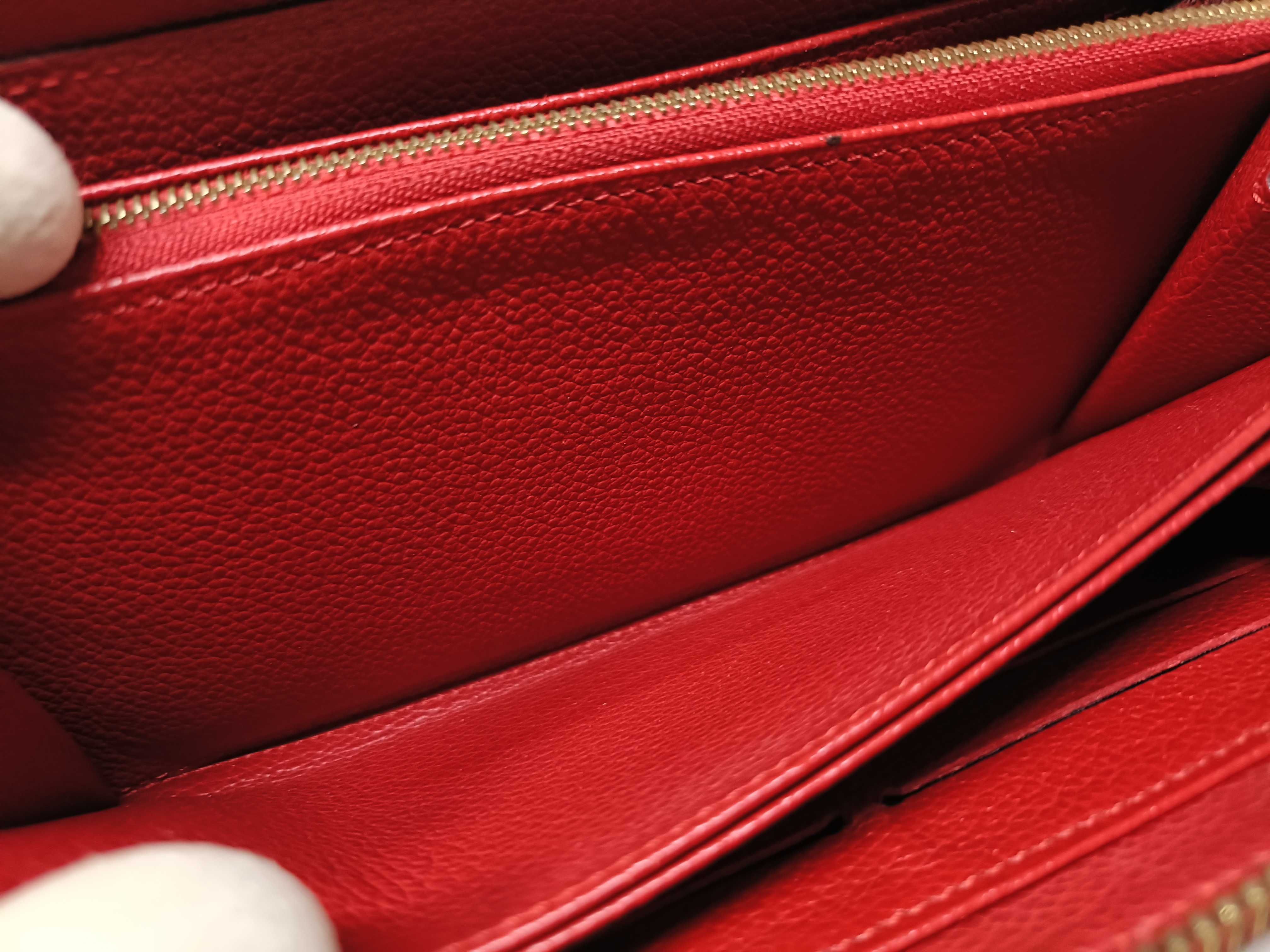 Monogram Empreinte M63691 Empreinte Zippy Wallet Red — view 14