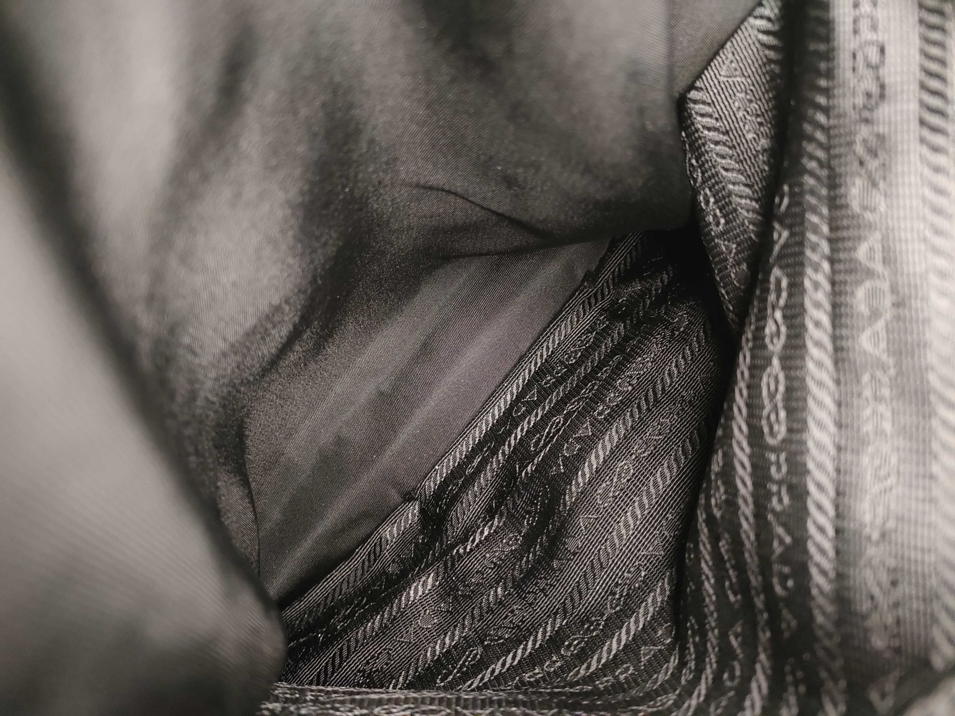 Nylon Shoulder Bag, Grayish Khaki — view 14