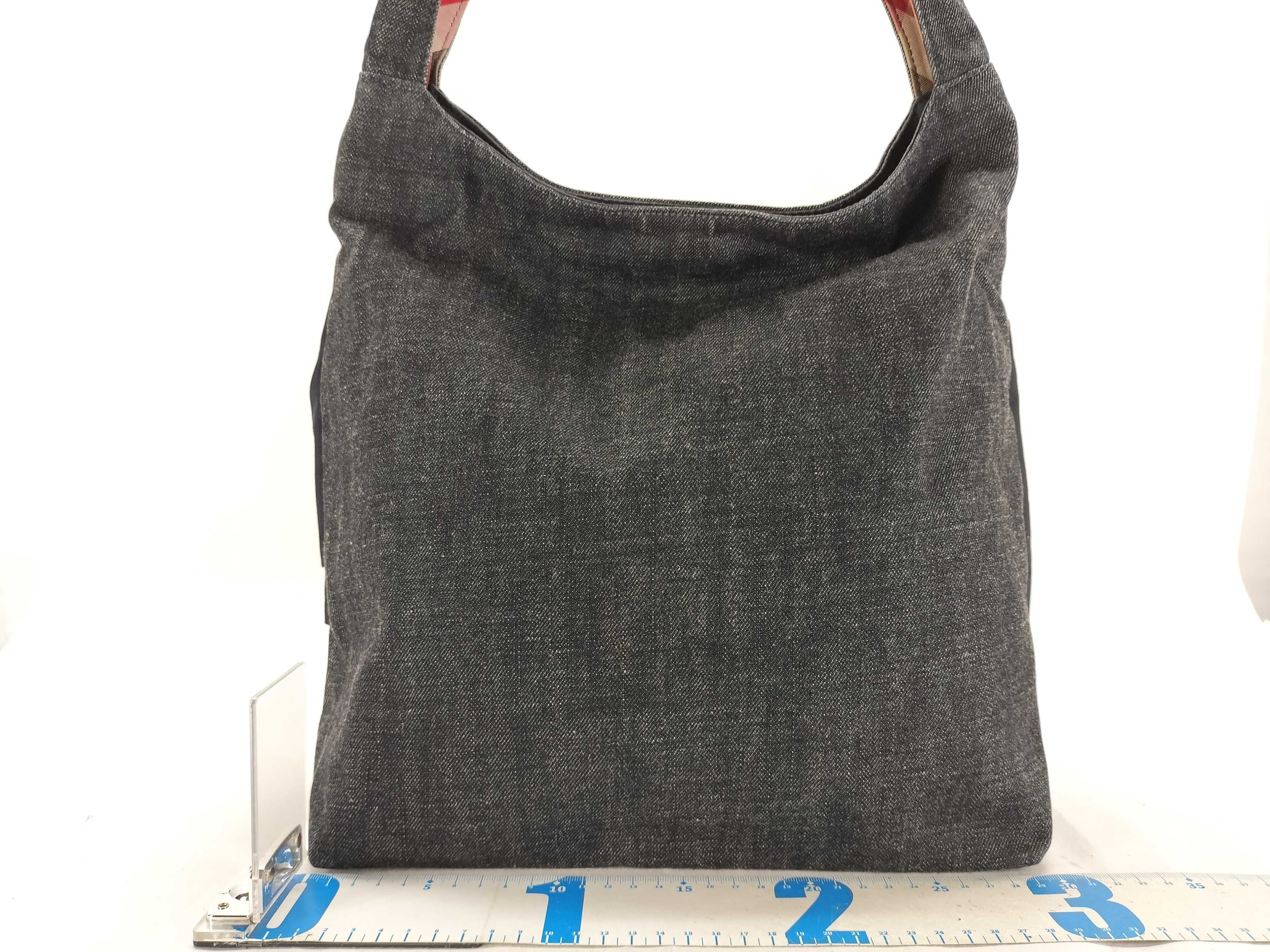 Blue Label Denim Ribbon Shoulder Bag — view 2