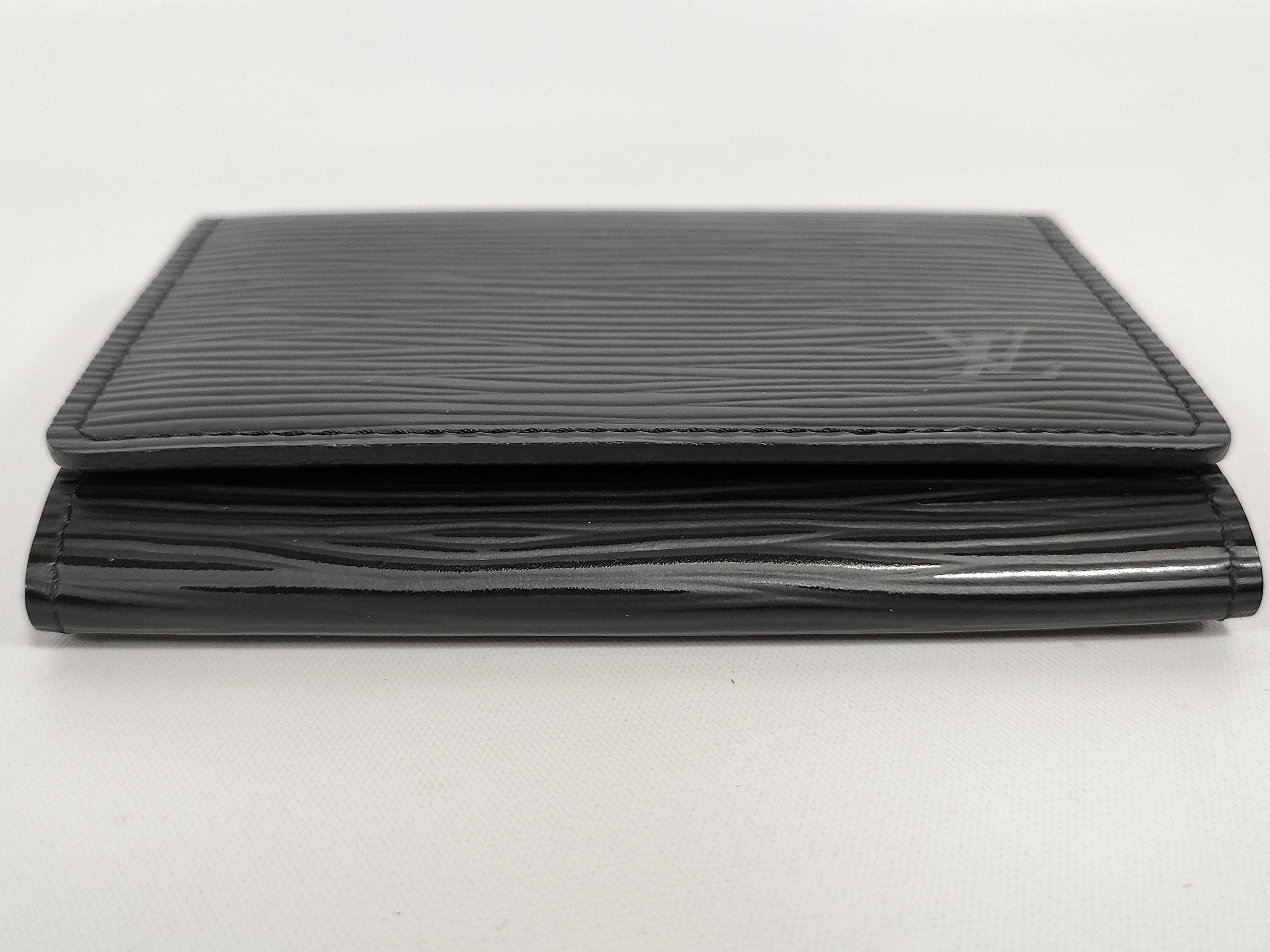 Epi Enveloppe Carte de Visite Noir Card Case — view 5