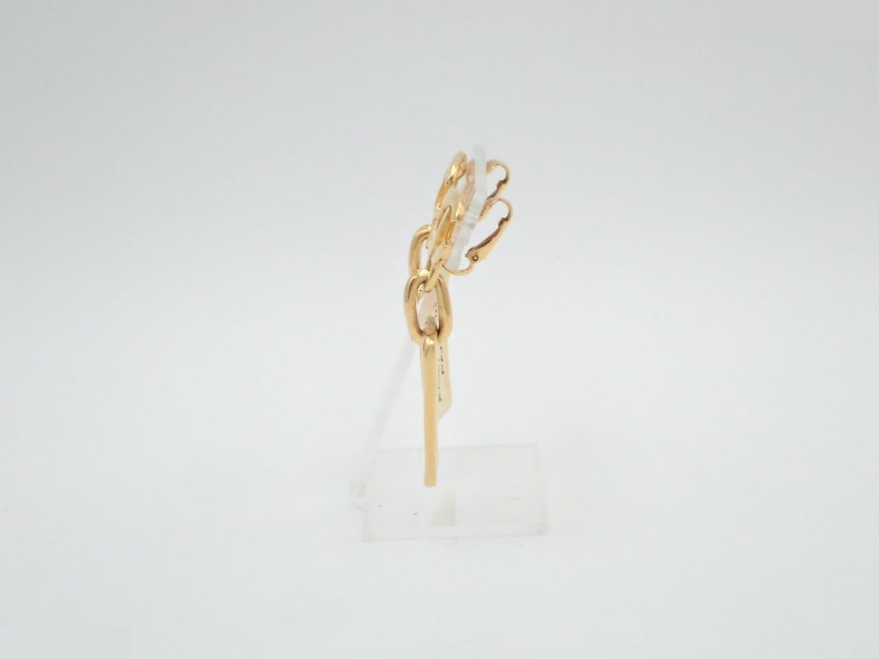 Coco Mark Gold Earrings — view 3
