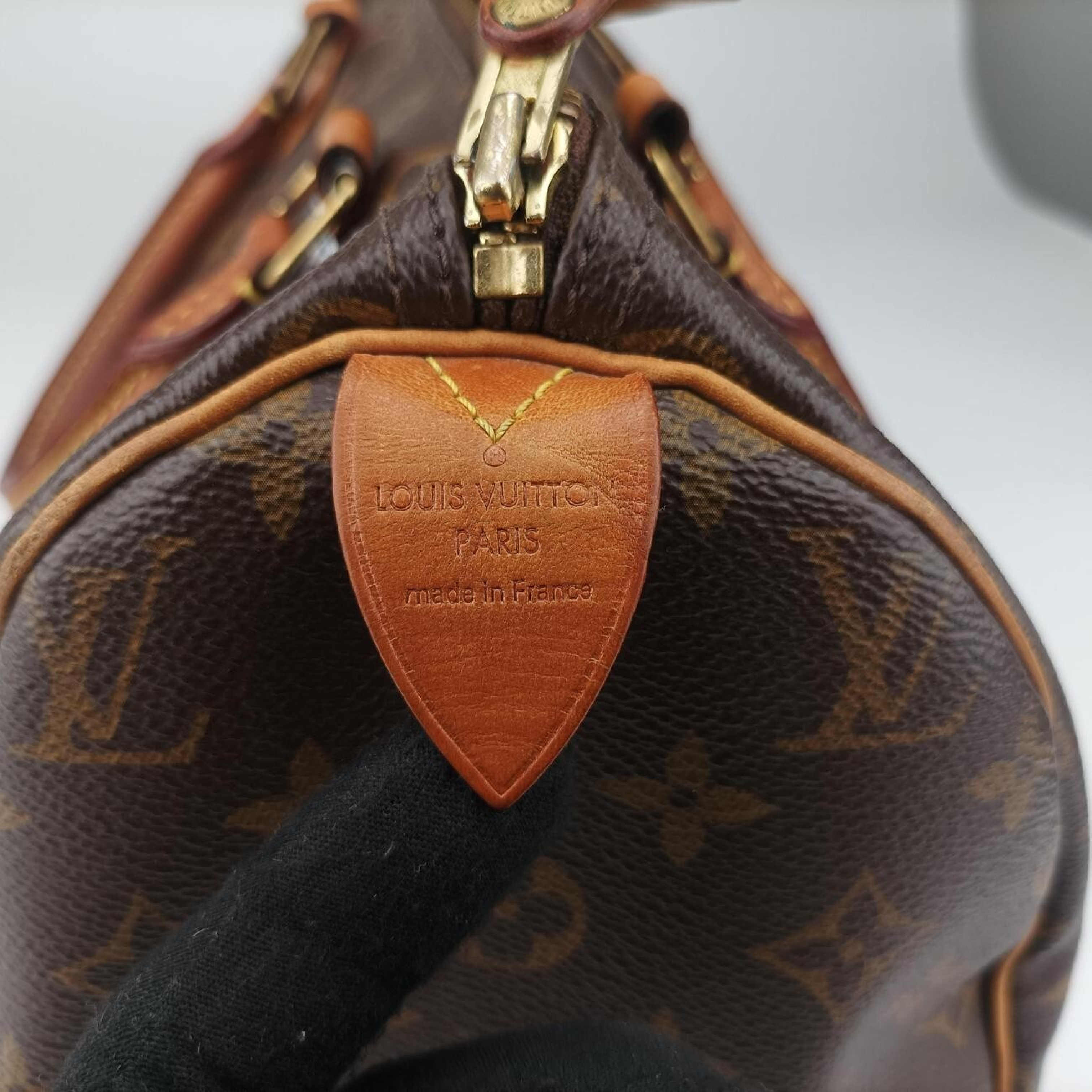 Speedy 30 Monogram/Brown Monogram Canvas M41526 DU1165 Handbag — view 7