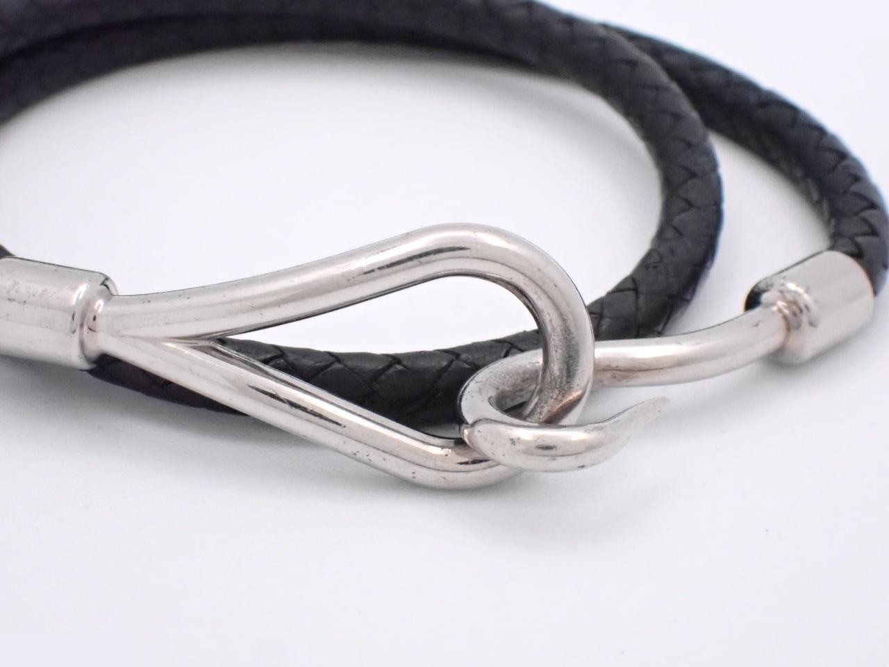 Leather bracelet, jumbo bracelet, wrist circumference approximately 17cm — view 3