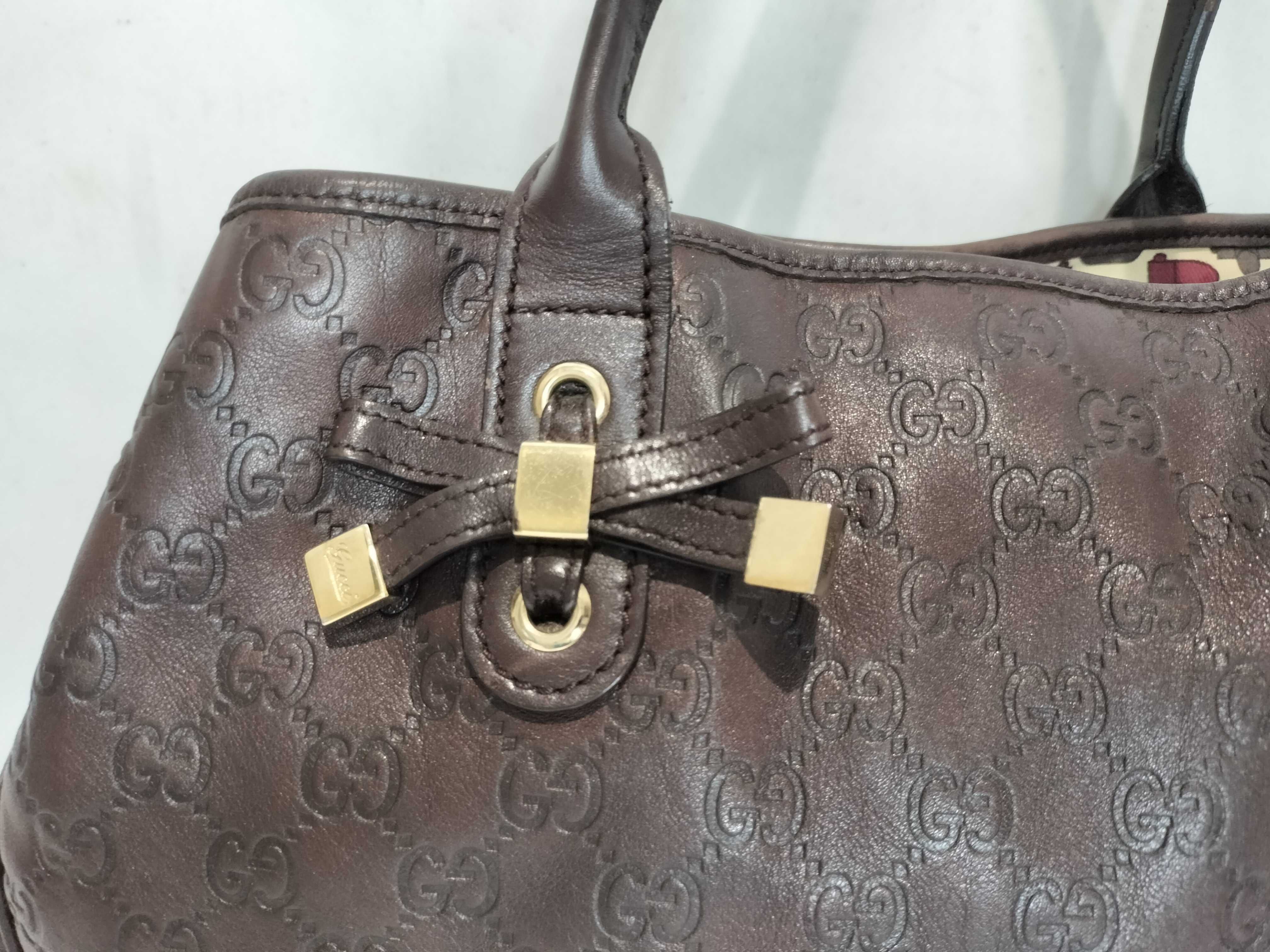 Guccissima Tote Bag Ribbon Handbag — view 2