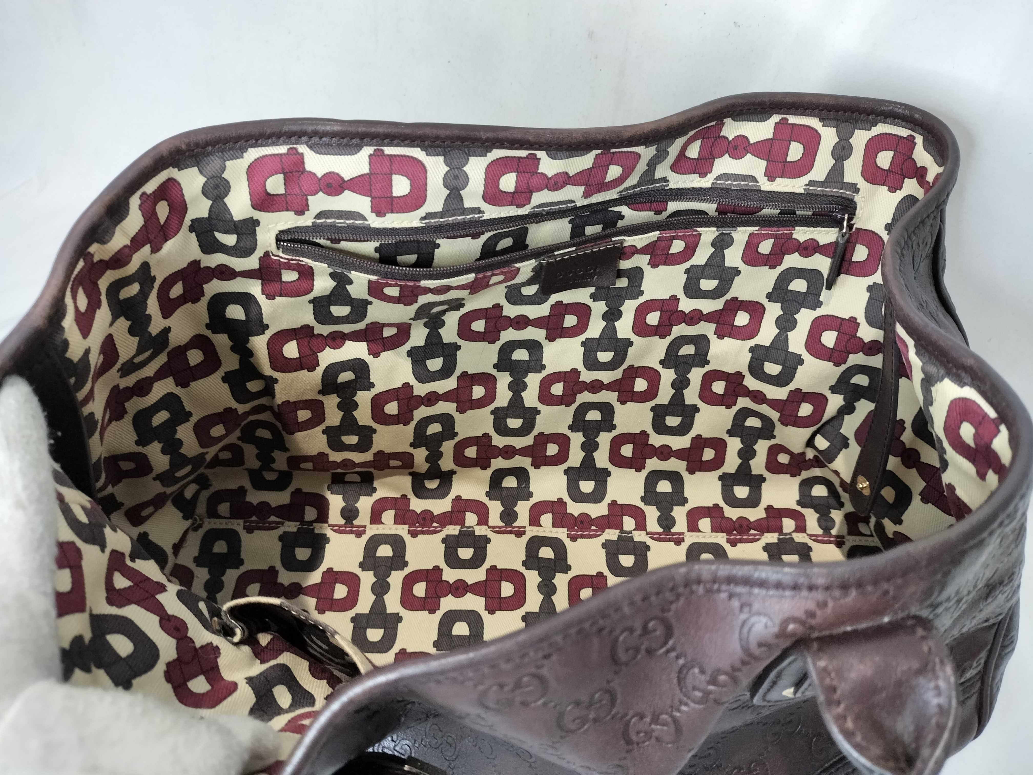 Guccissima Tote Bag Ribbon Handbag — view 9